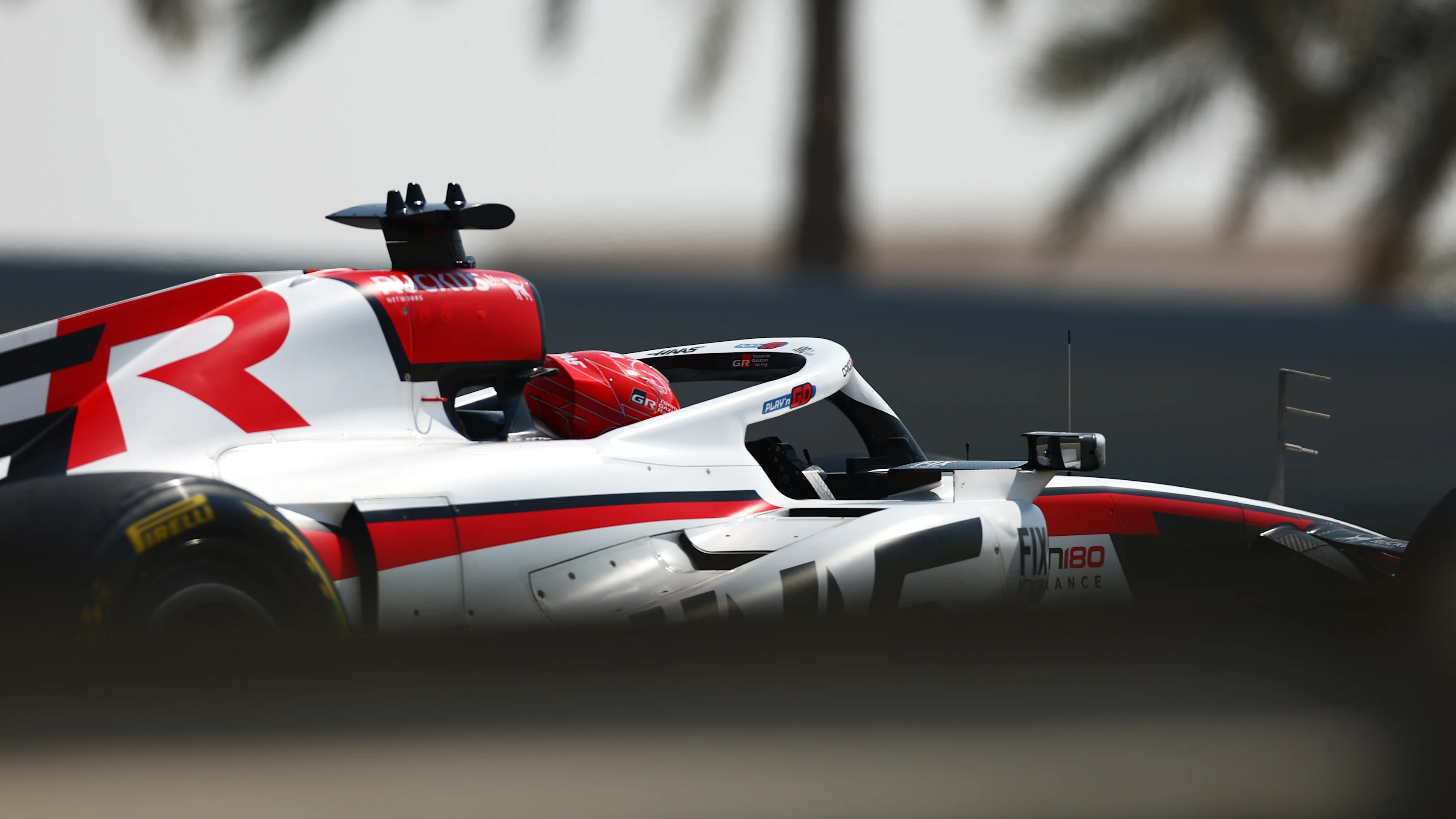 BAHRAIN, BAHRAIN - FEBRUARY 20: Esteban Ocon of France driving the (31) Haas F1 VF-26 Ferrari on