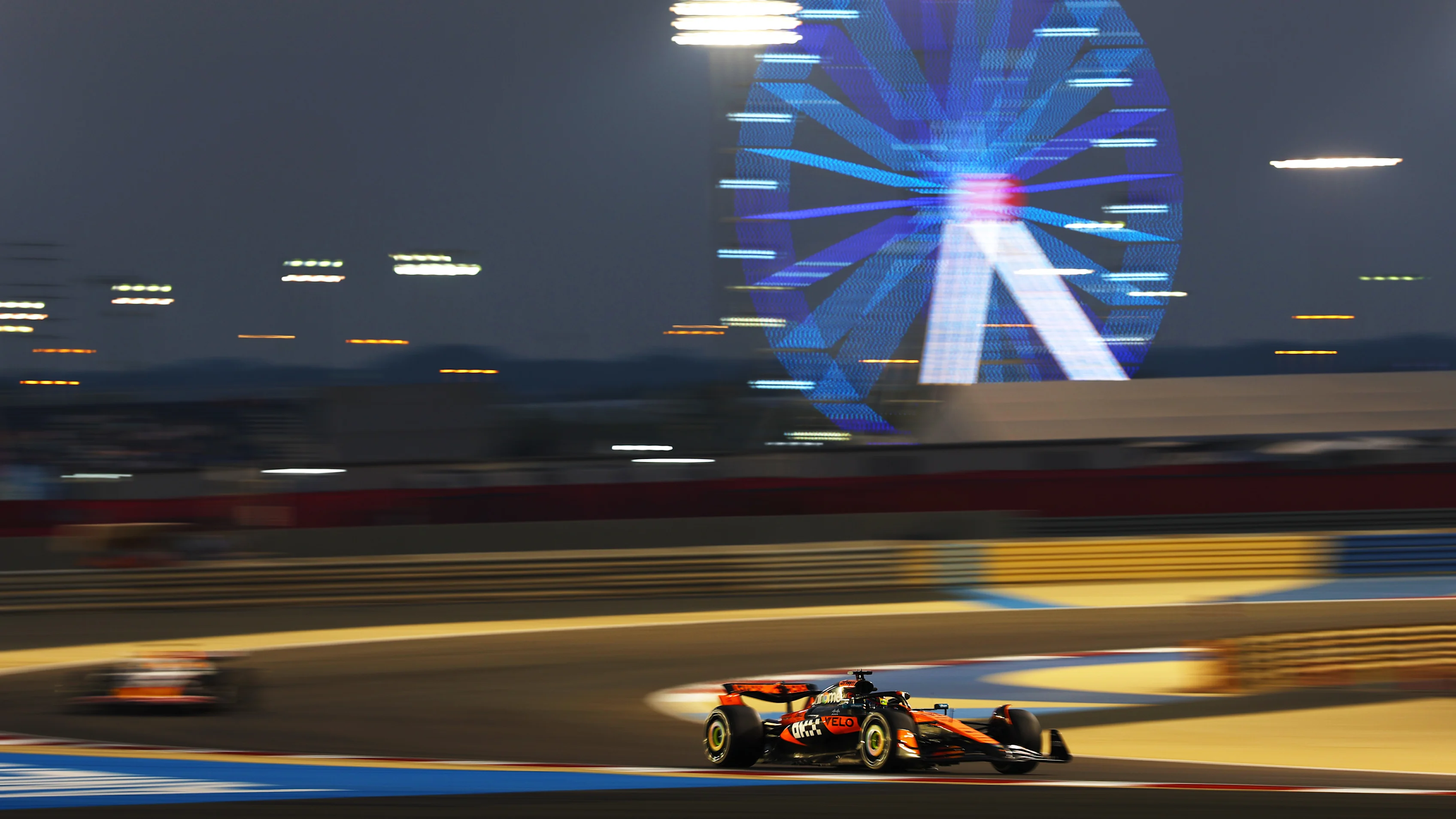 BAHRAIN, BAHRAIN - APRIL 11: Oscar Piastri of Australia driving the (81) McLaren MCL39 Mercedes on