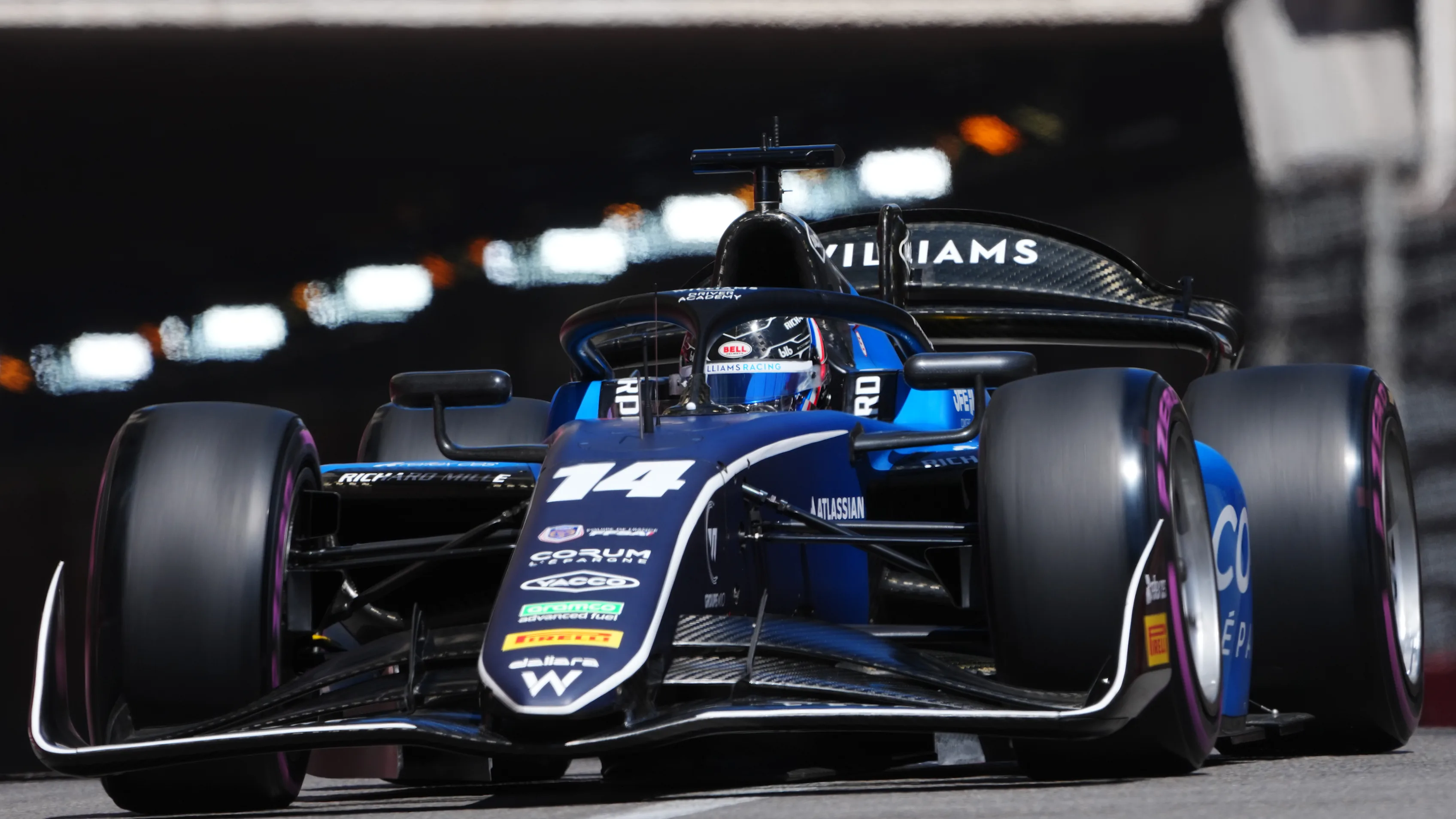 MONTE-CARLO, MONACO - MAY 23: Victor Martins of France and ART Grand Prix (14) on track during