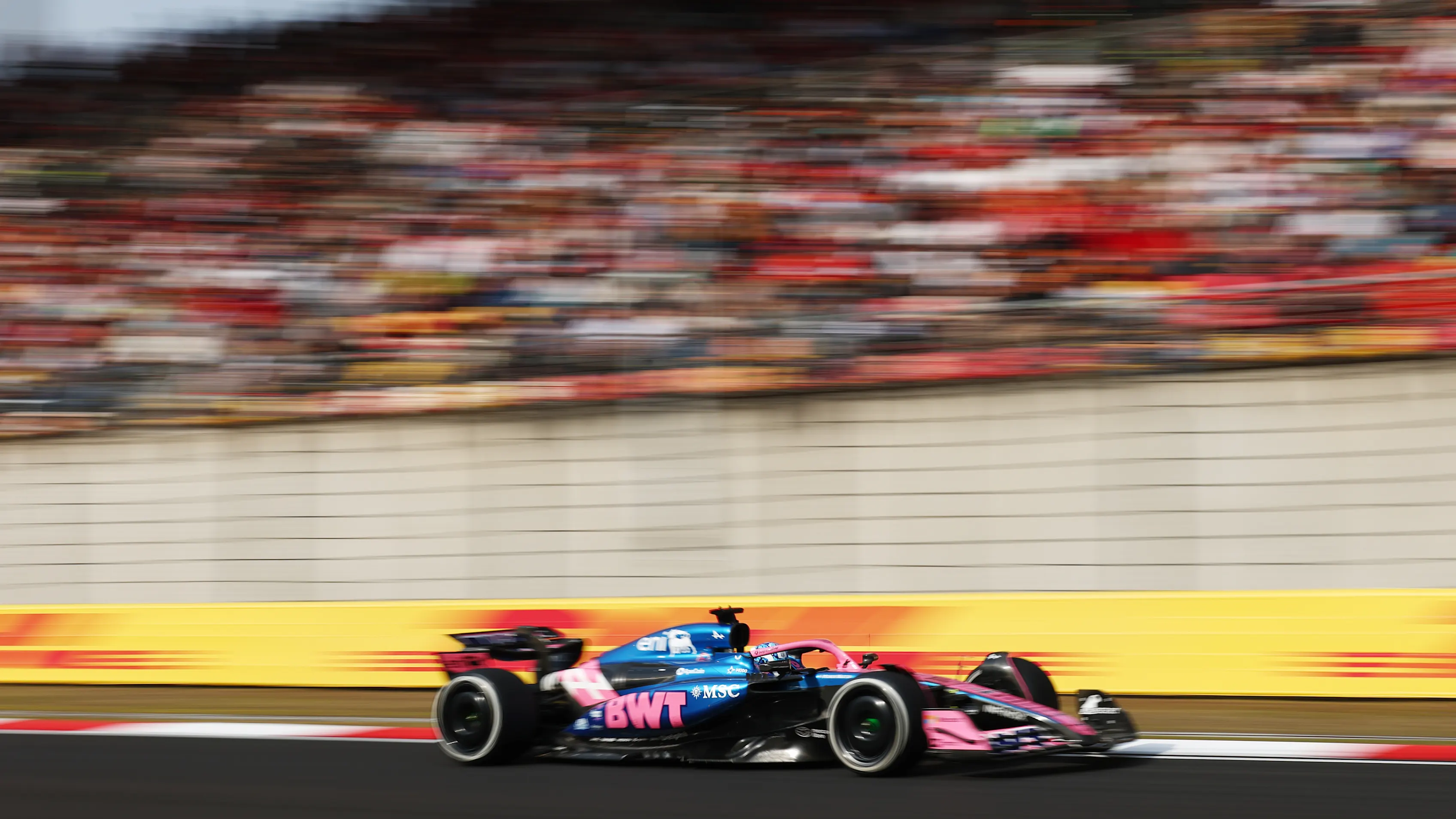 SHANGHAI, CHINA - MARCH 23: Pierre Gasly of France driving the (10) Alpine F1 A525 Renault on track