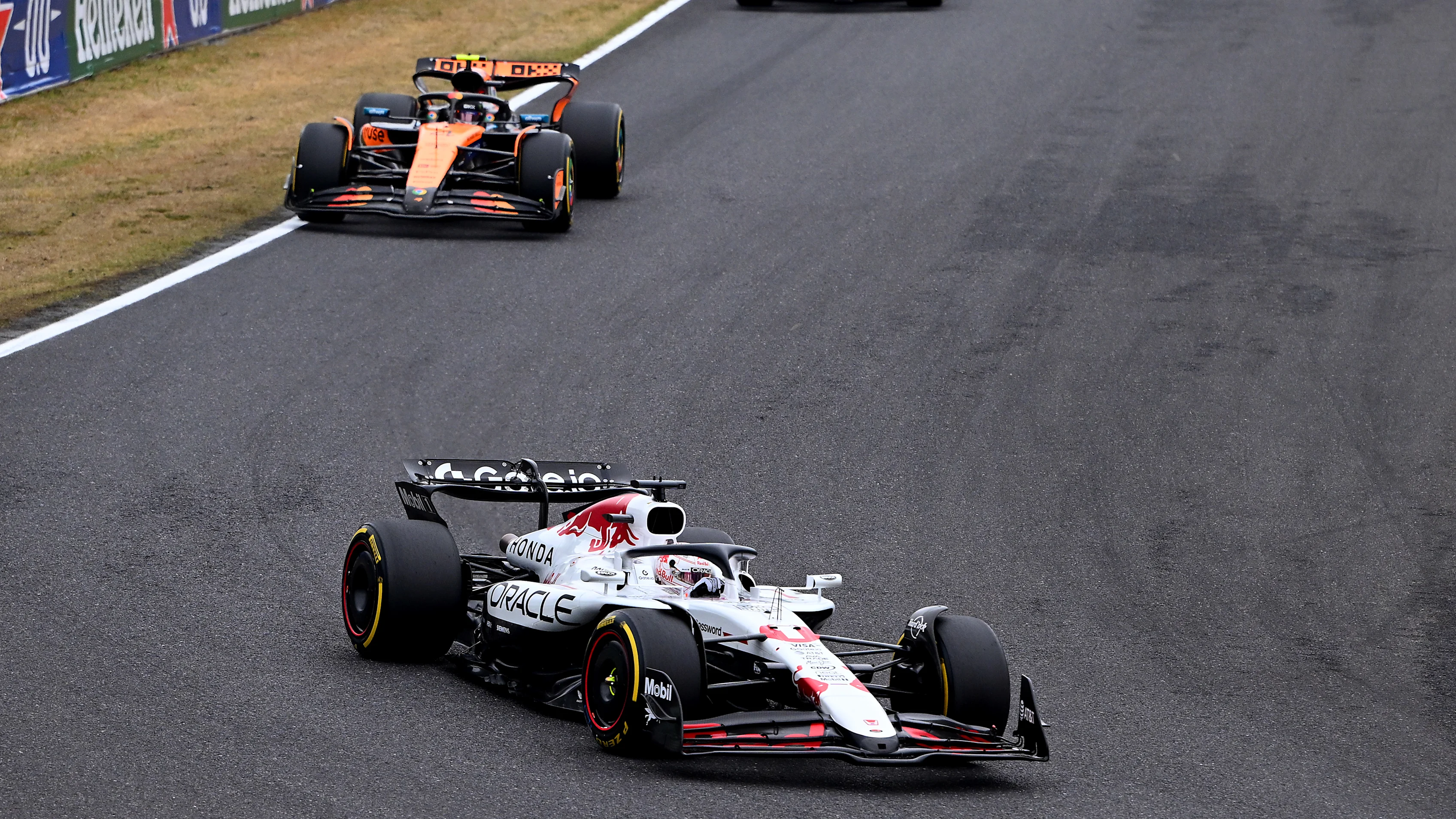 SUZUKA, JAPAN - APRIL 05: George Russell of Great Britain driving the (63) Mercedes AMG Petronas F1