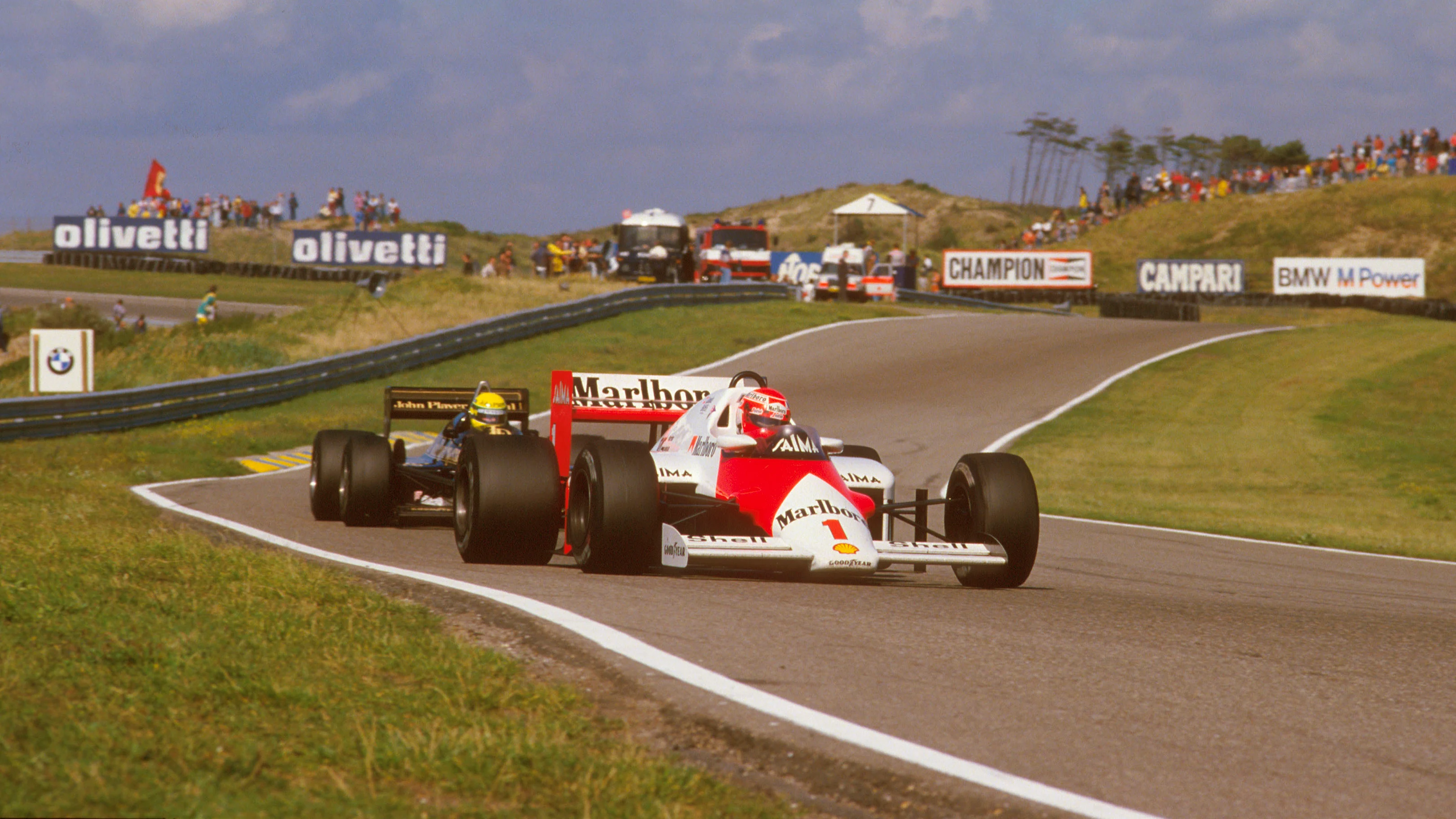 1985 Dutch Grand Prix. Zandvoort, Holland. 23-25 August 1985. Niki Lauda (McLaren MP4/2B TAG