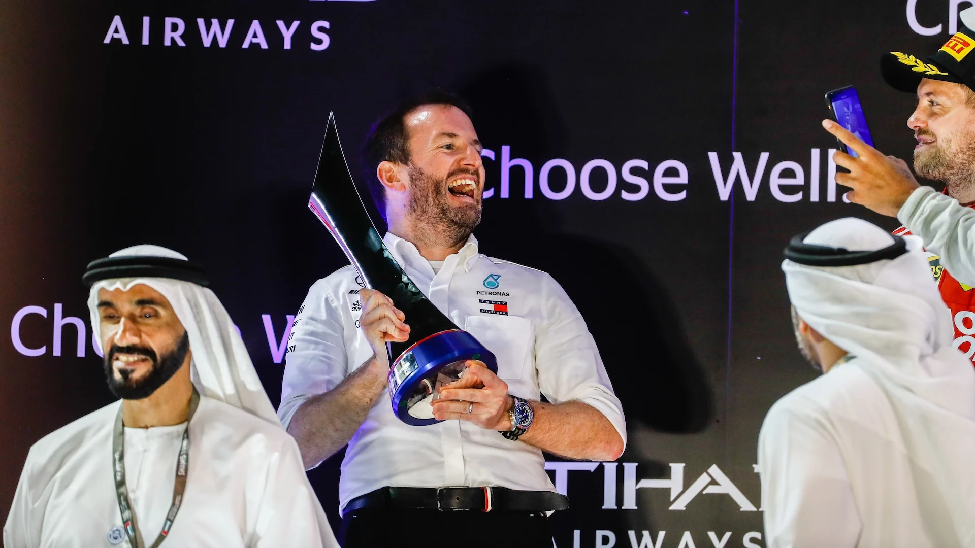 YAS MARINA CIRCUIT, UNITED ARAB EMIRATES - NOVEMBER 25: Bradley Lord, Communications Director,