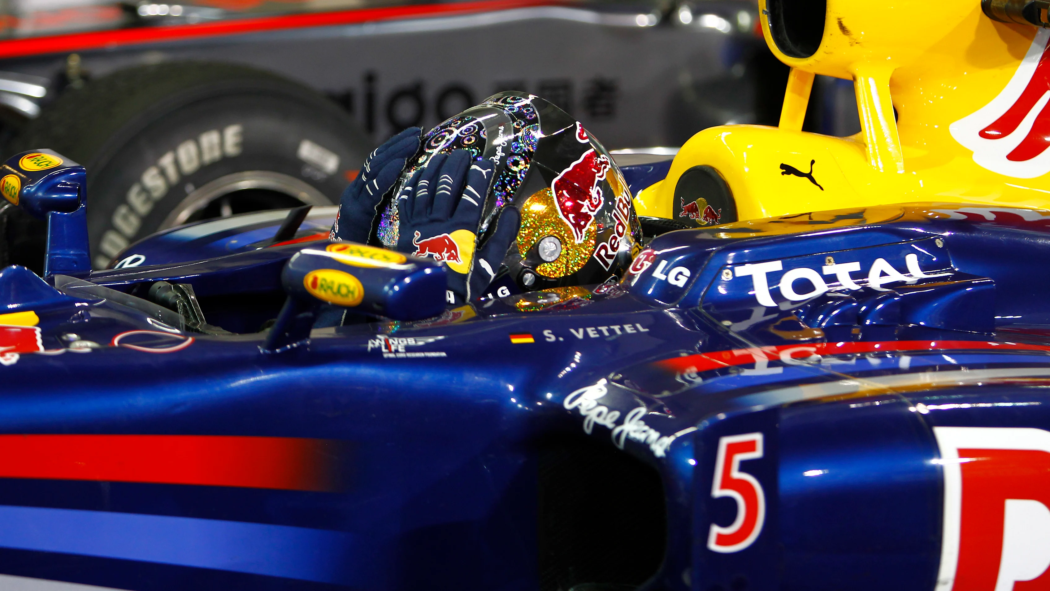Yas Marina Circuit, Abu Dhabi, United Arab Emirates 14th November 2010. Sebastian Vettel, Red Bull
