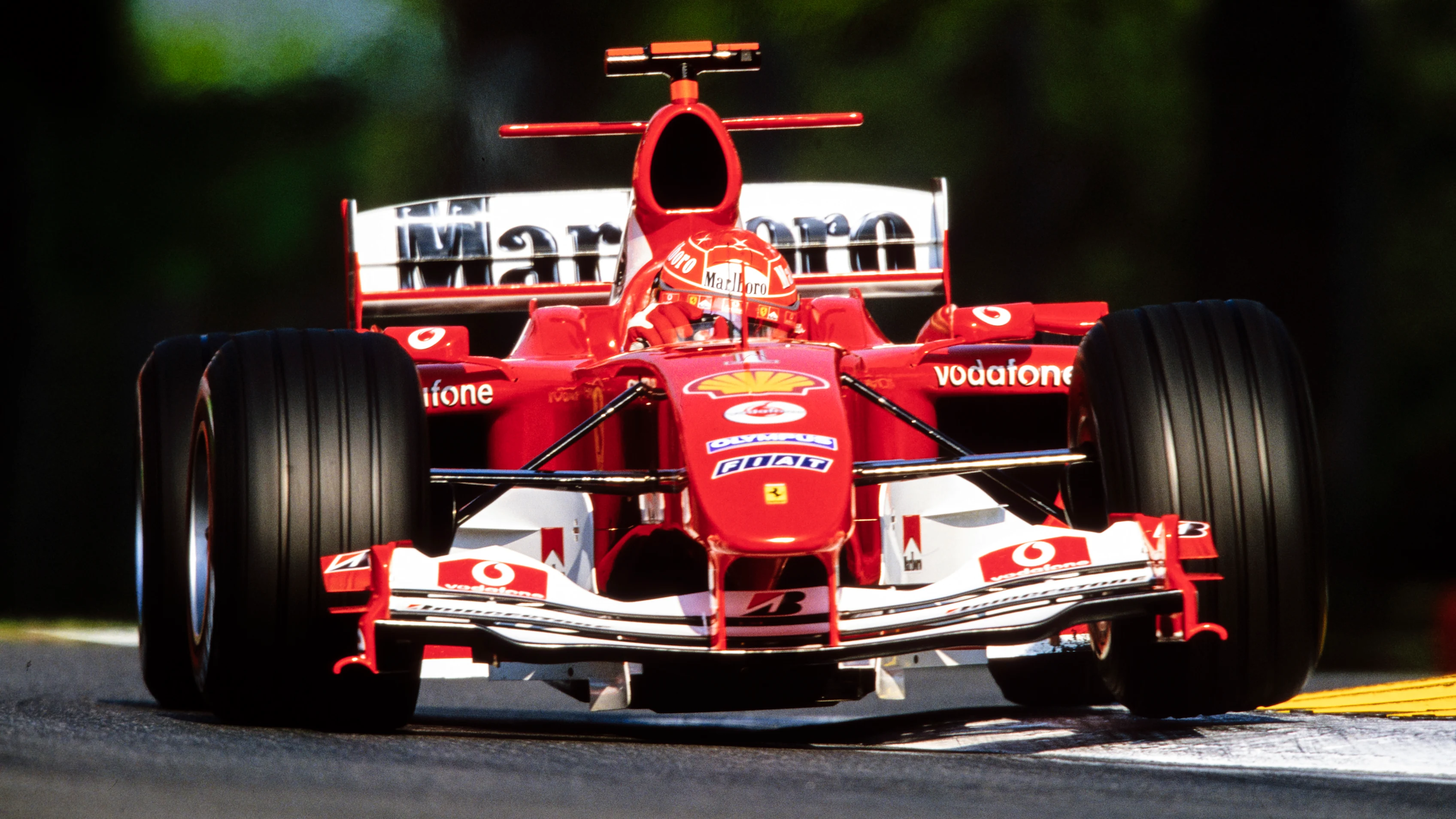 AUTODROMO INTERNAZIONALE ENZO E DINO FERRARI, ITALY - APRIL 25: Michael Schumacher, Ferrari F2004