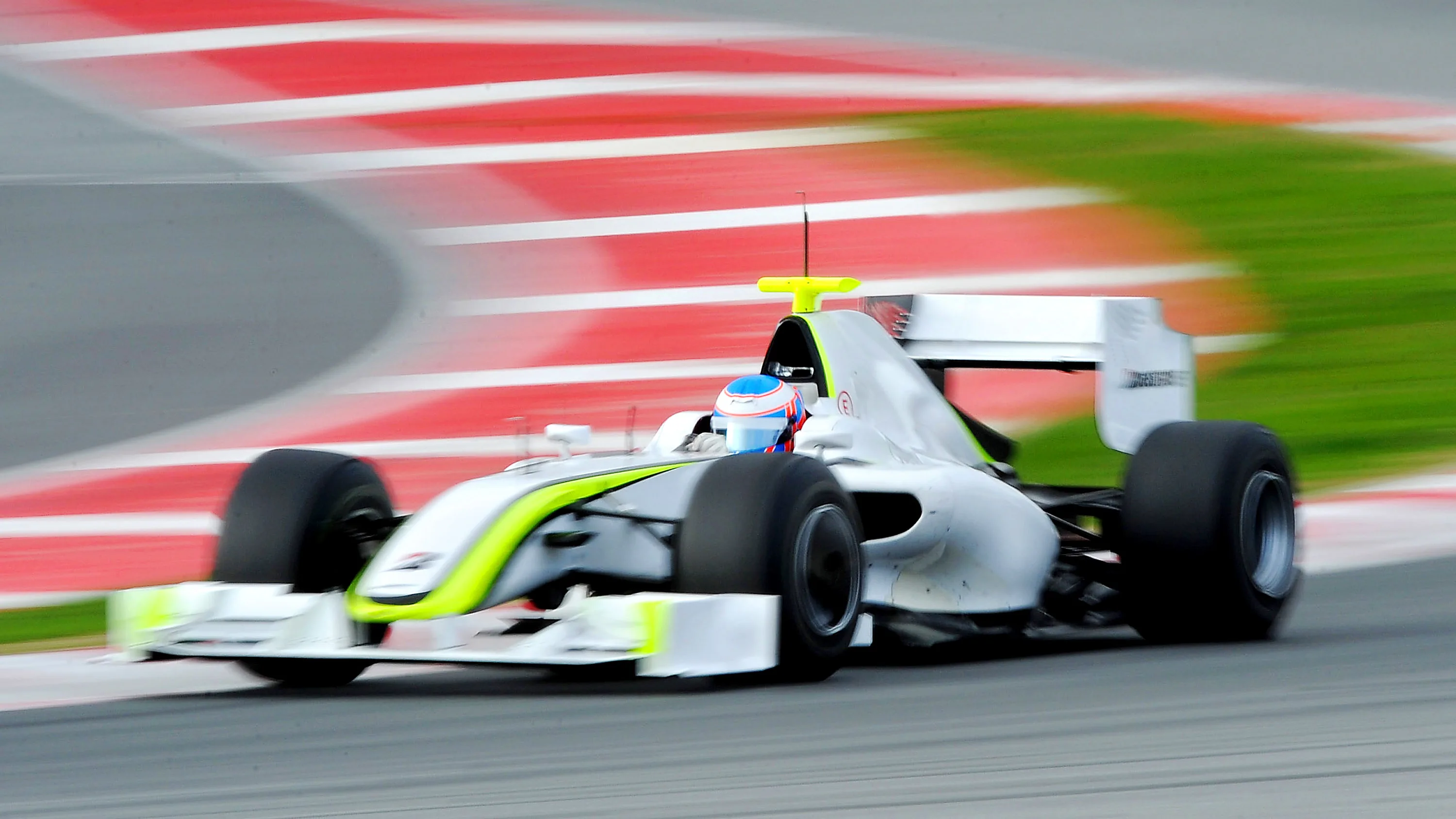 BARCELONA, SPAIN - MARCH 09:  Jenson Button of Great Britain and Brawn GP in action during formula