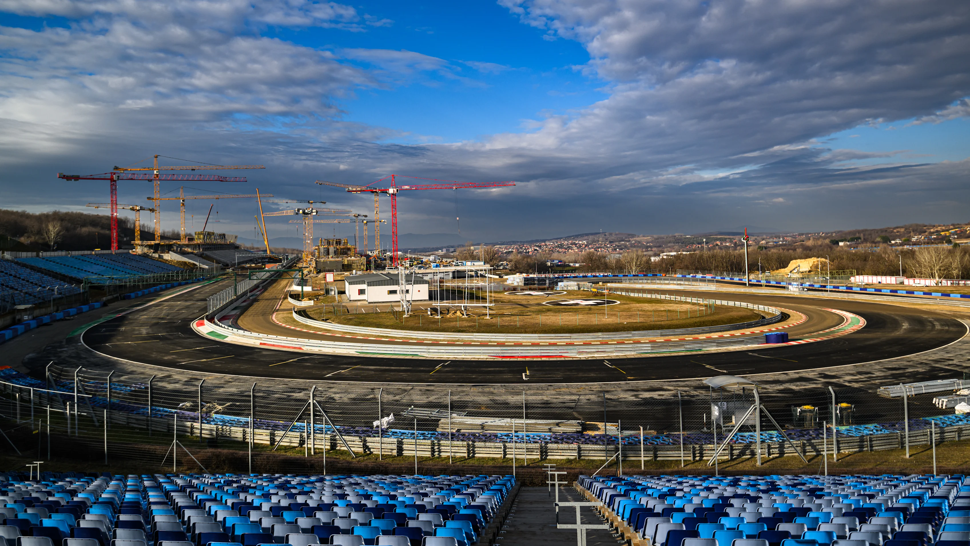 The second phase of a redevelopment project at the Hungaroring is well under way