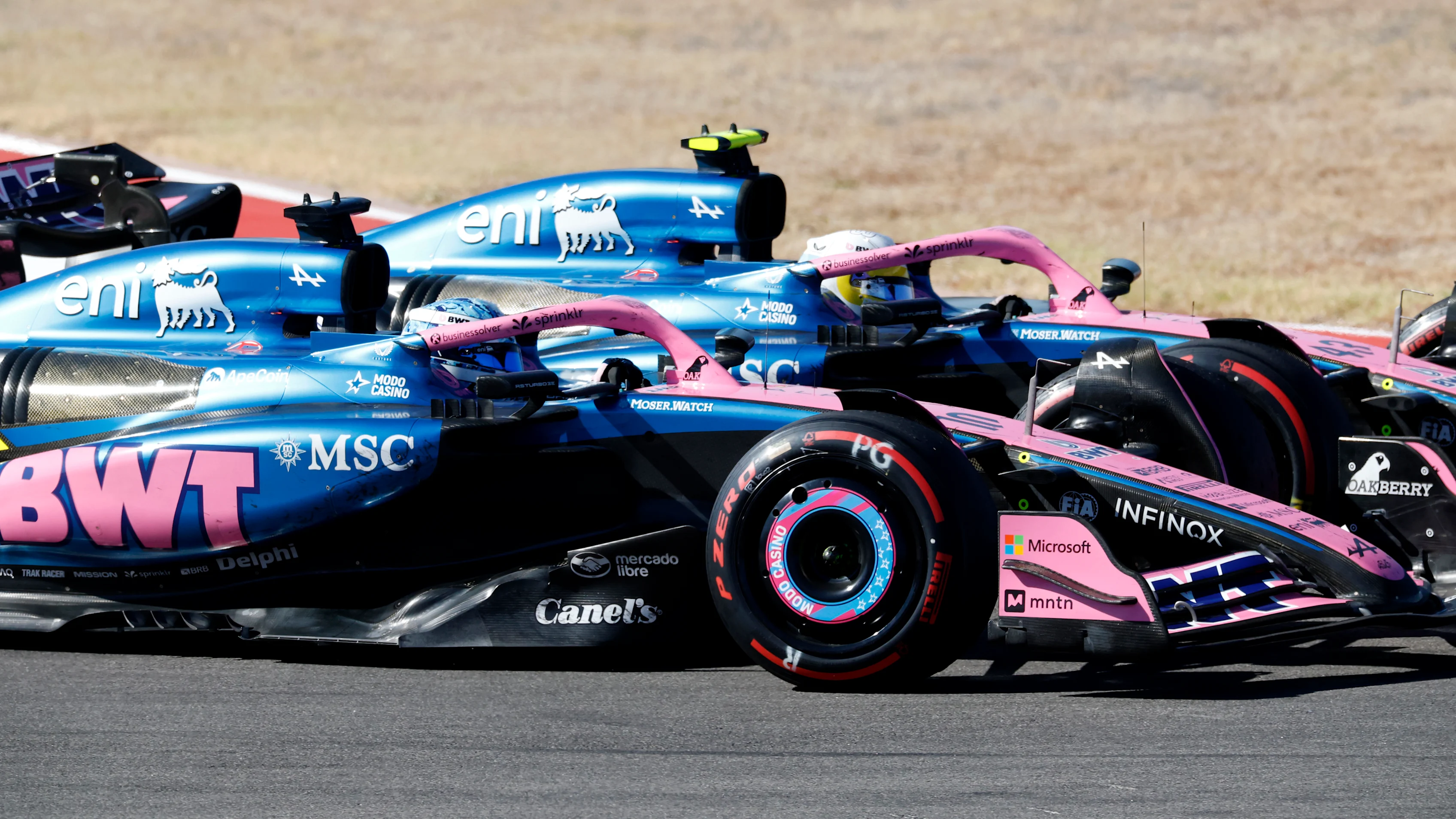 AUSTIN, TEXAS - OCTOBER 18: Fifteenth placed qualifier Franco Colapinto of Argentina and Alpine F1
