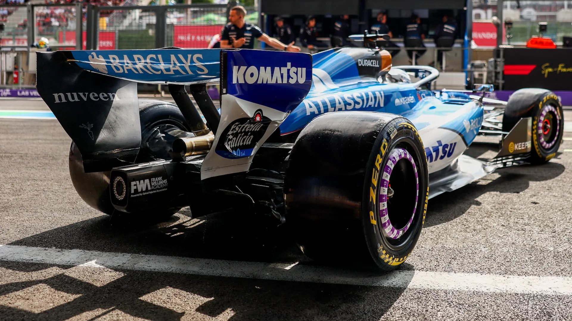 What are the tyre strategy options for the Belgian Grand Prix?