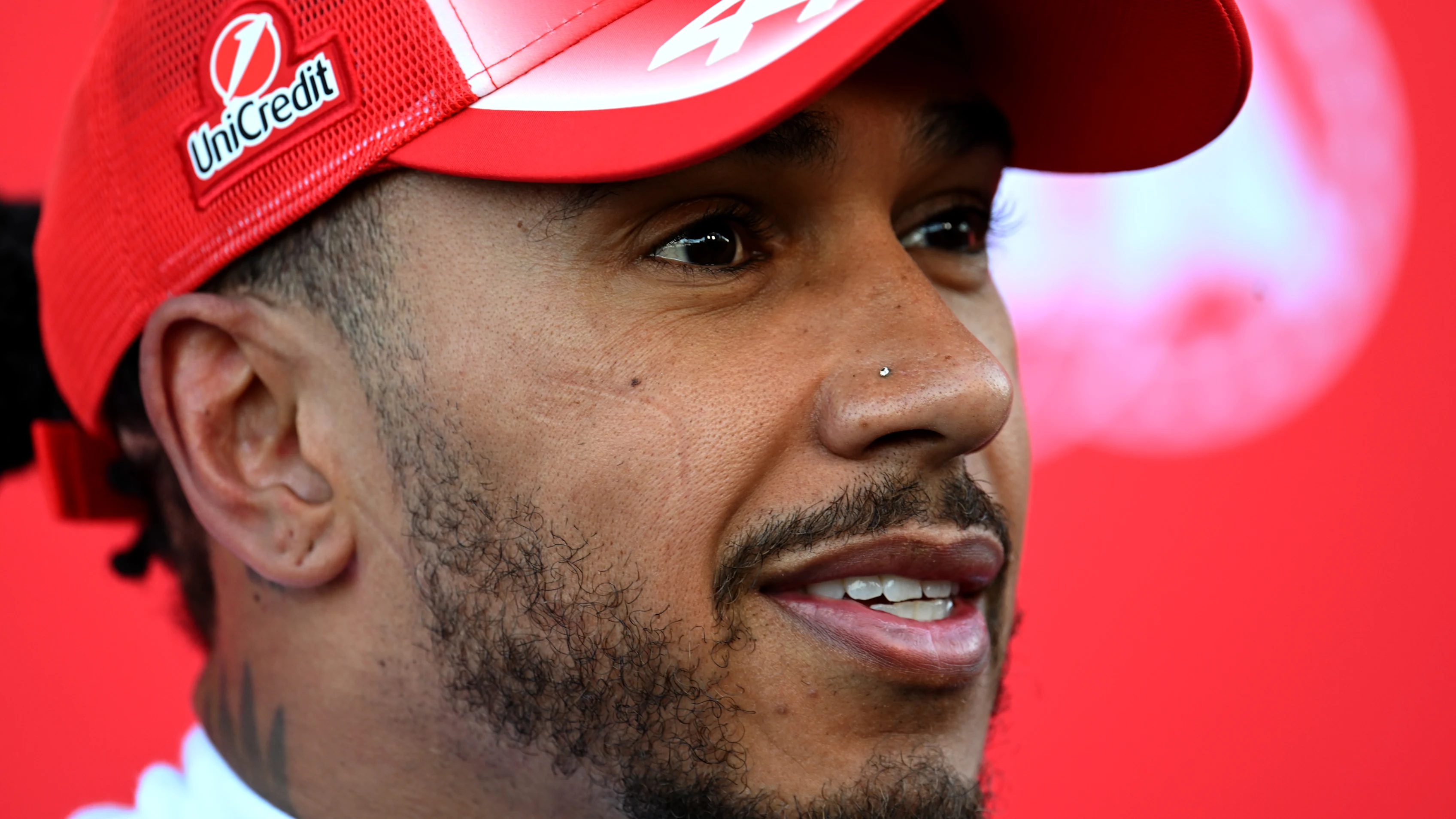 MONTREAL, QUEBEC - MAY 22: Lewis Hamilton of Great Britain and Scuderia Ferrari looks on during