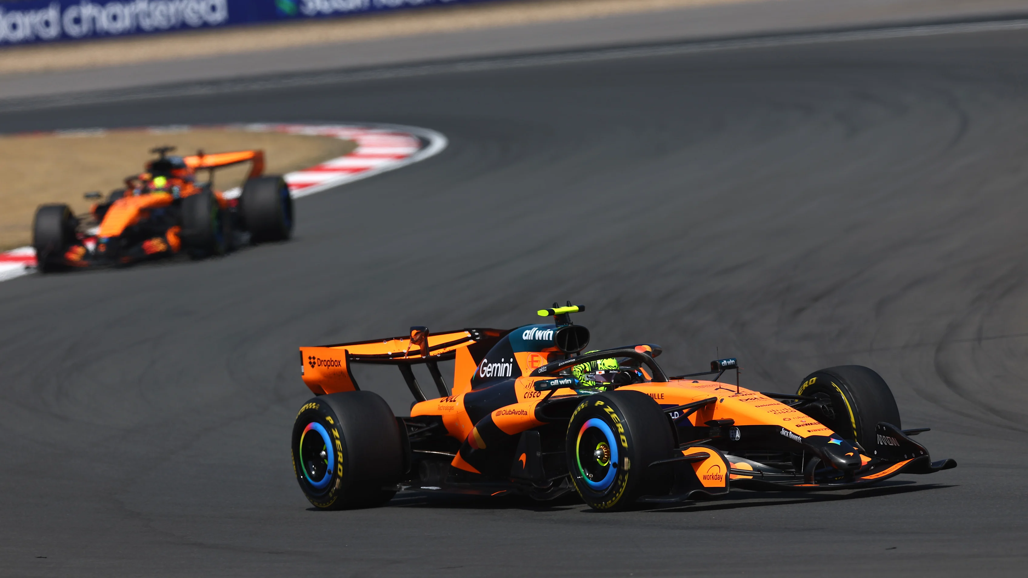 SHANGHAI, CHINA - MARCH 14: Lando Norris of Great Britain driving the (1) McLaren MCL40 Mercedes
