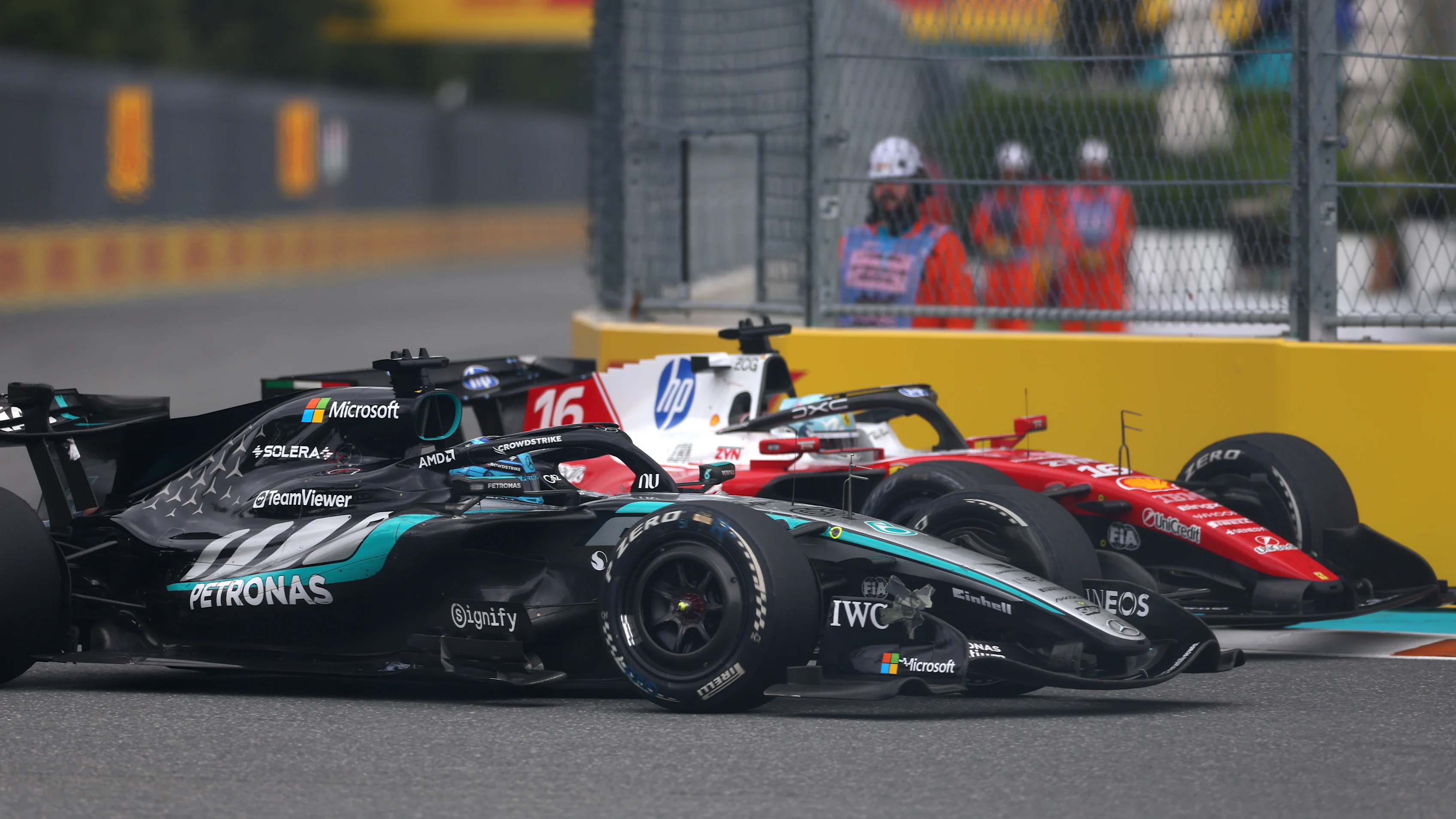 MIAMI, FLORIDA - MAY 03: Charles Leclerc of Monaco driving the (16) Scuderia Ferrari SF-26 and
