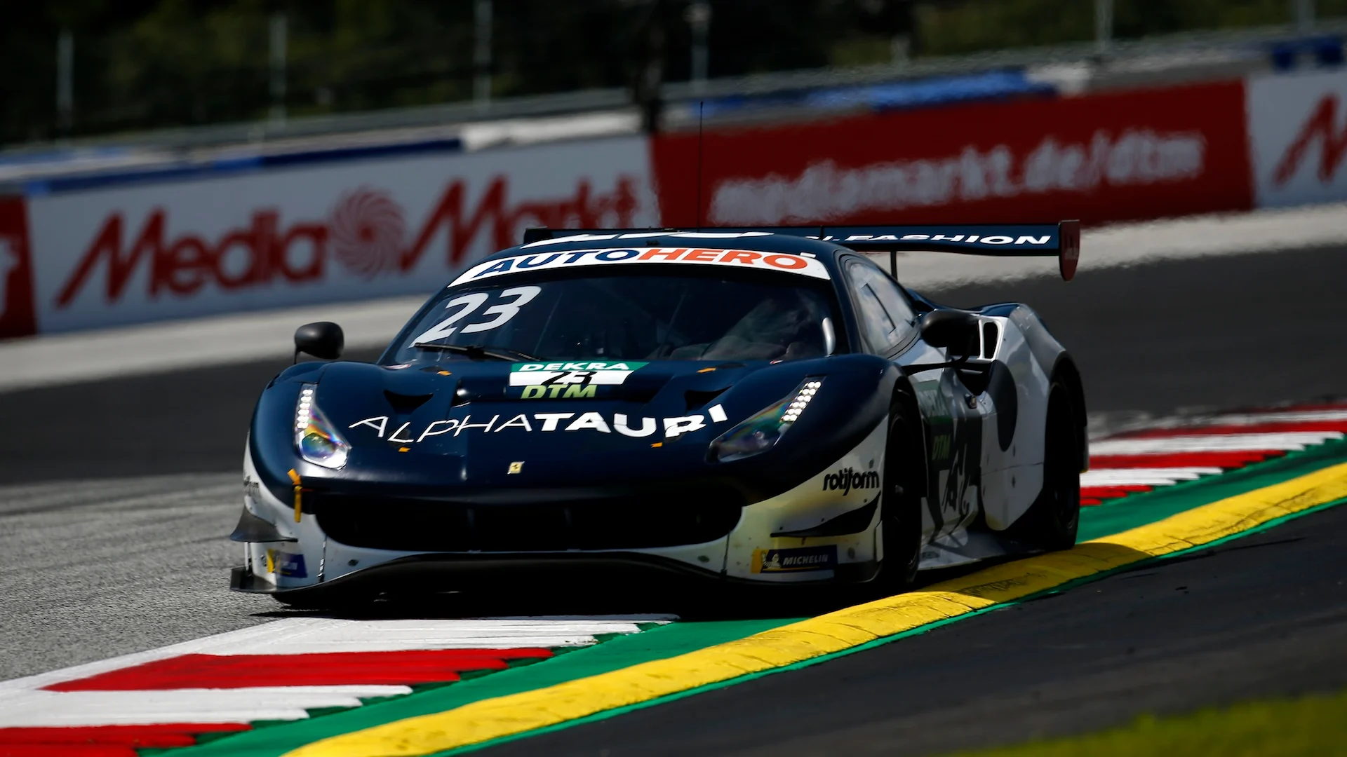 RED BULL RING, AUSTRIA - SEPTEMBER 03: Alex Albon, AF Corse Ferrari 488 GT3 Evo at Red Bull Ring on