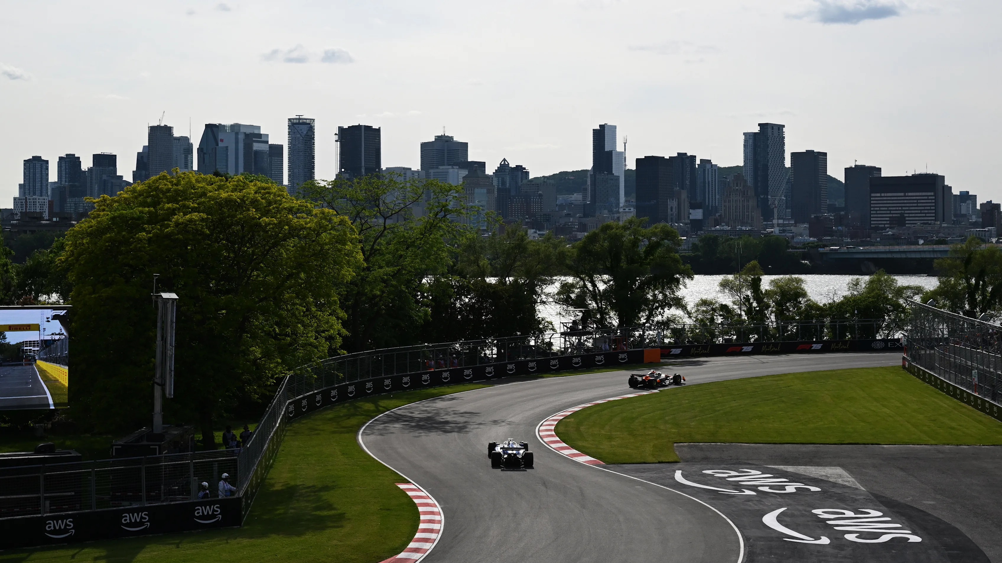 MONTREAL, QUEBEC - JUNE 13: Lando Norris of Great Britain driving the (4) McLaren MCL39 Mercedes