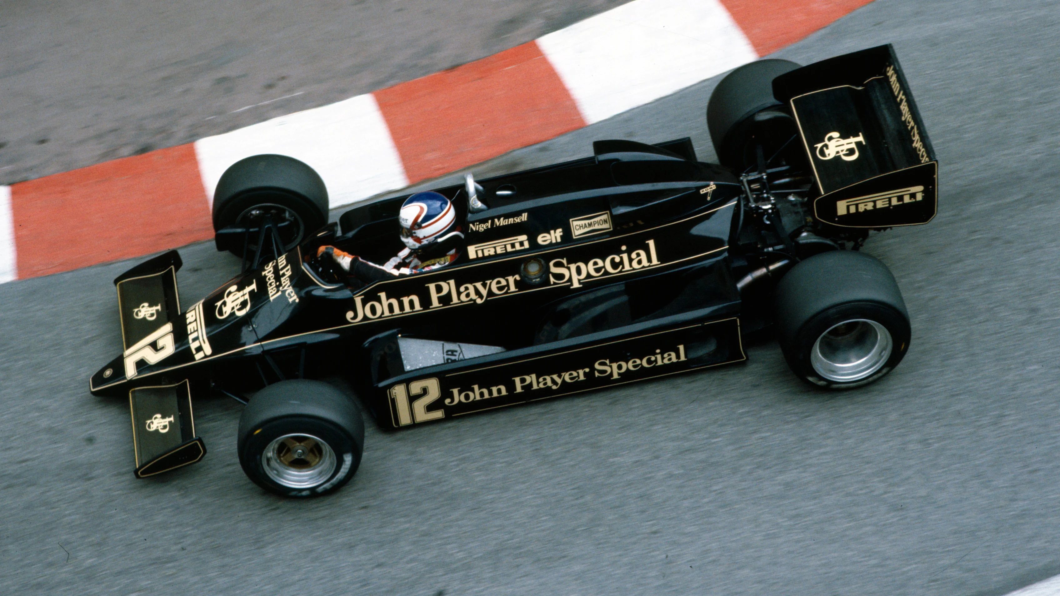 MONTE CARLO, MONACO - MAY 15: Nigel Mansell, Lotus 92 Ford during the Monaco GP at Monte Carlo on
