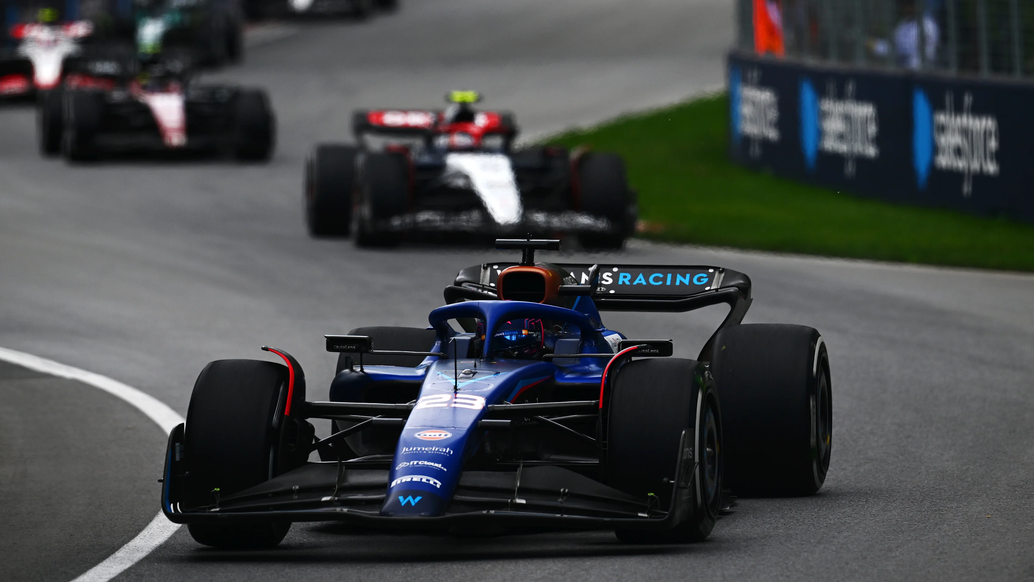 MONTREAL, QUEBEC - JUNE 18: Alexander Albon of Thailand on track during the F1 Grand Prix of Canada