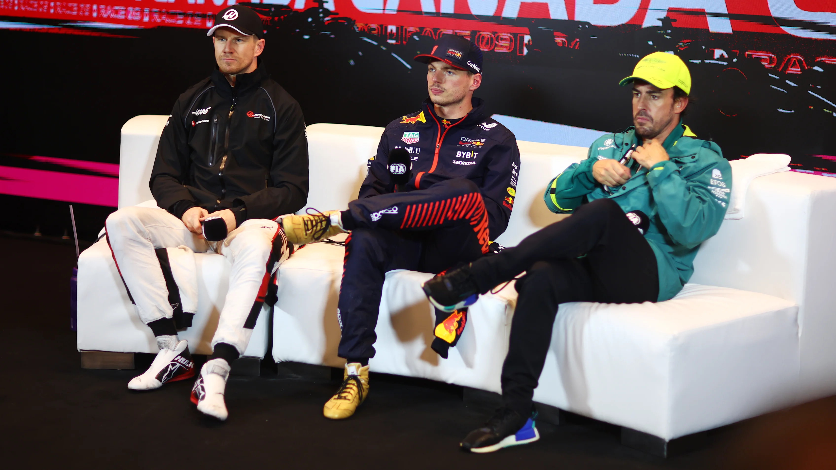 MONTREAL, QUEBEC - JUNE 17: Pole position qualifier Max Verstappen of the Netherlands and Oracle