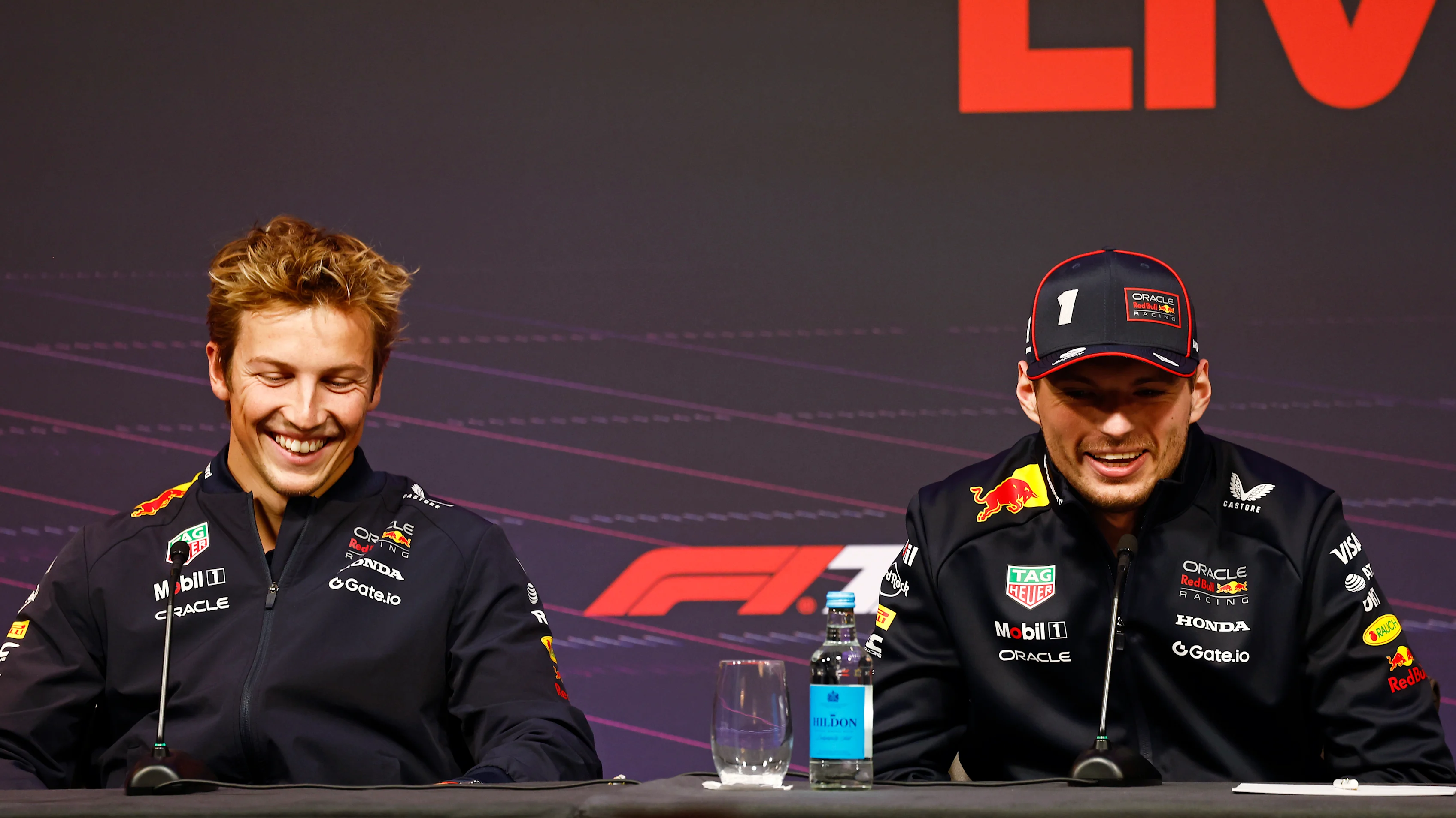 LONDON, ENGLAND - FEBRUARY 18: Max Verstappen of the Netherlands and Oracle Red Bull Racing looks