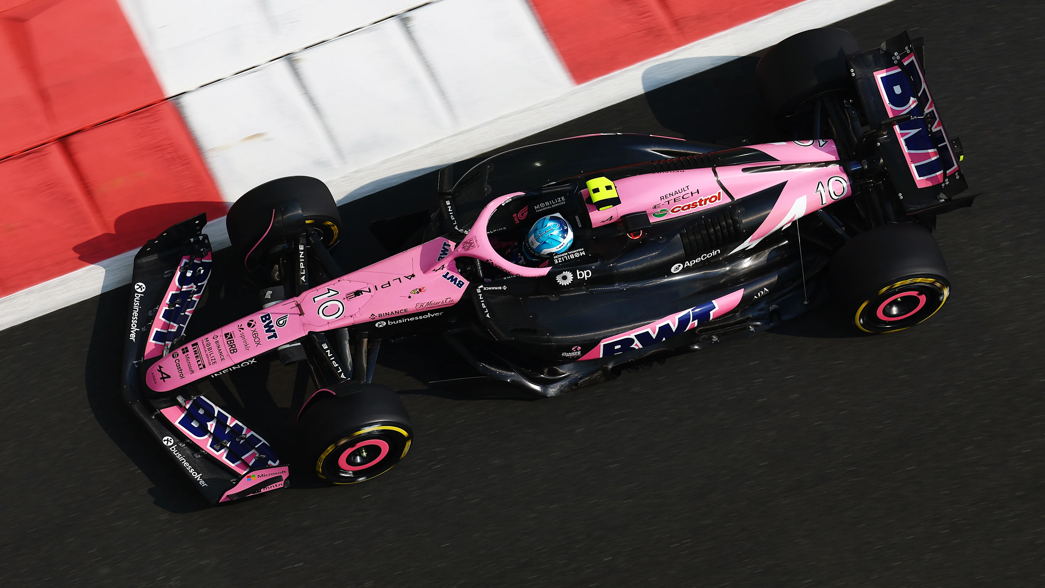 ABU DHABI, UNITED ARAB EMIRATES - DECEMBER 06: Pierre Gasly of France driving the (10) Alpine F1