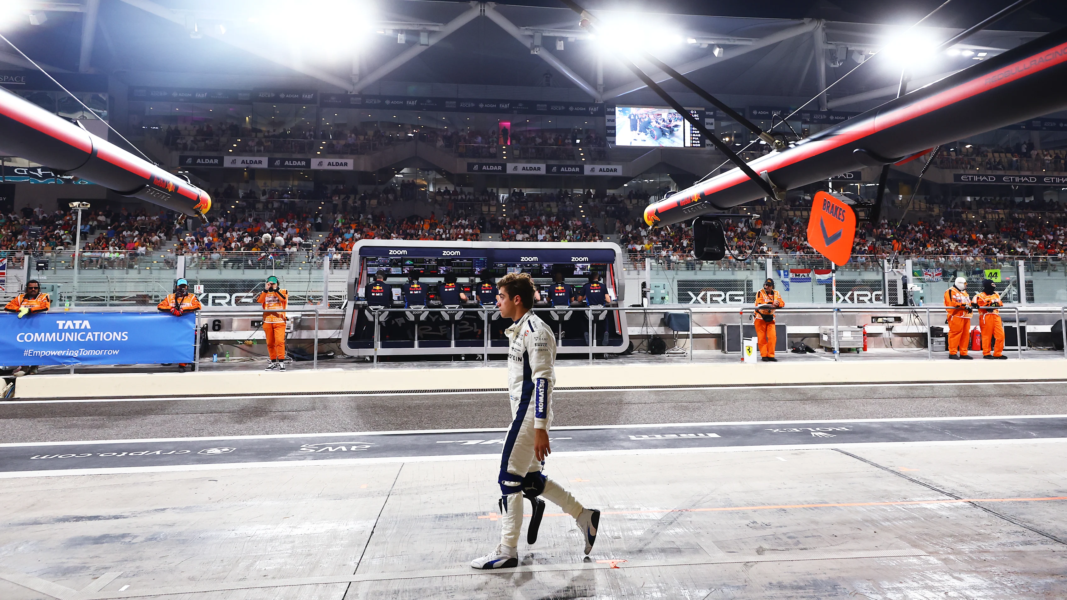 ABU DHABI, UNITED ARAB EMIRATES - DECEMBER 07: 19th placed qualifier Franco Colapinto of Argentina