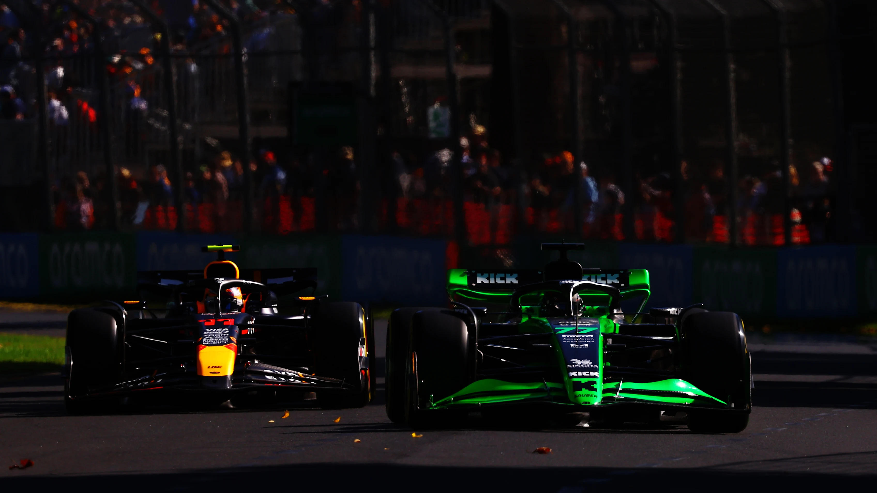 MELBOURNE, AUSTRALIA - MARCH 22: Valtteri Bottas of Finland driving the (77) Kick Sauber C44