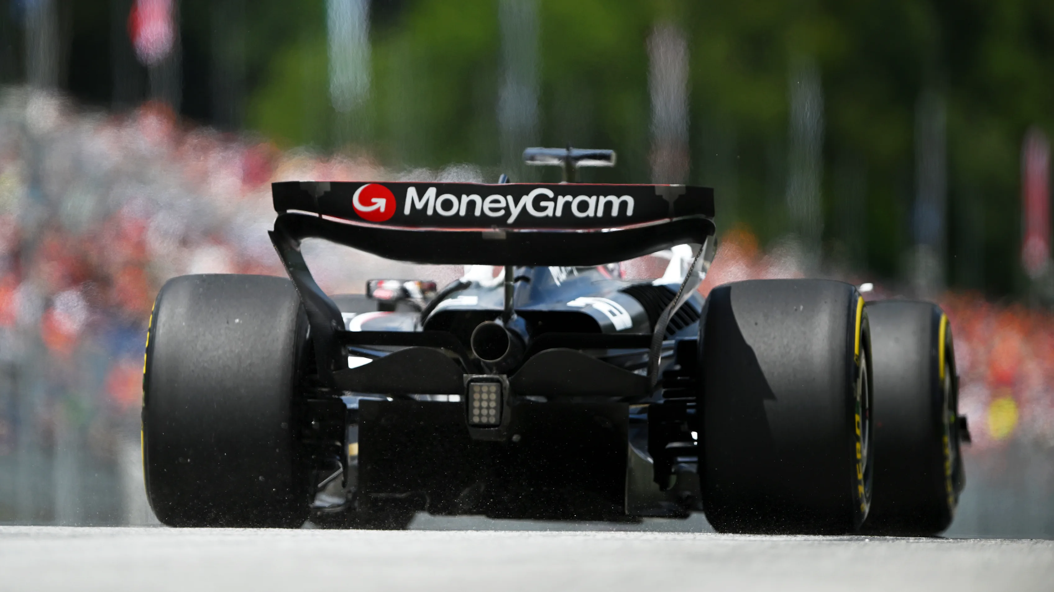 SPIELBERG, AUSTRIA - JUNE 28: Kevin Magnussen of Denmark driving the (20) Haas F1 VF-24 Ferrari on track during practice ahead of the F1 Grand Prix of Austria at Red Bull Ring on June 28, 2024 in Spielberg, Austria. (Photo by Rudy Carezzevoli/Getty Images)