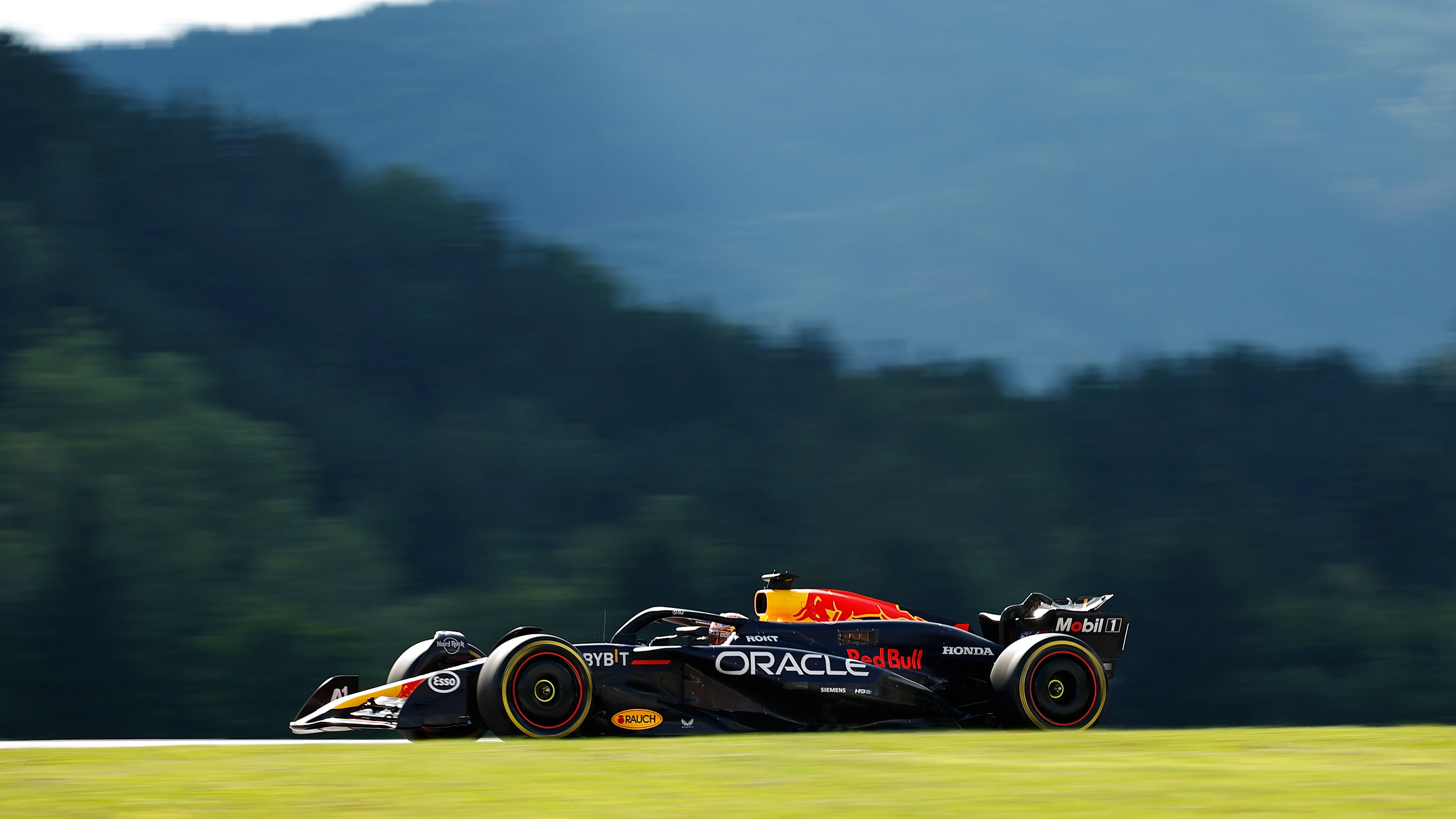 SPIELBERG, AUSTRIA - JUNE 28: Max Verstappen of the Netherlands driving the (1) Oracle Red Bull