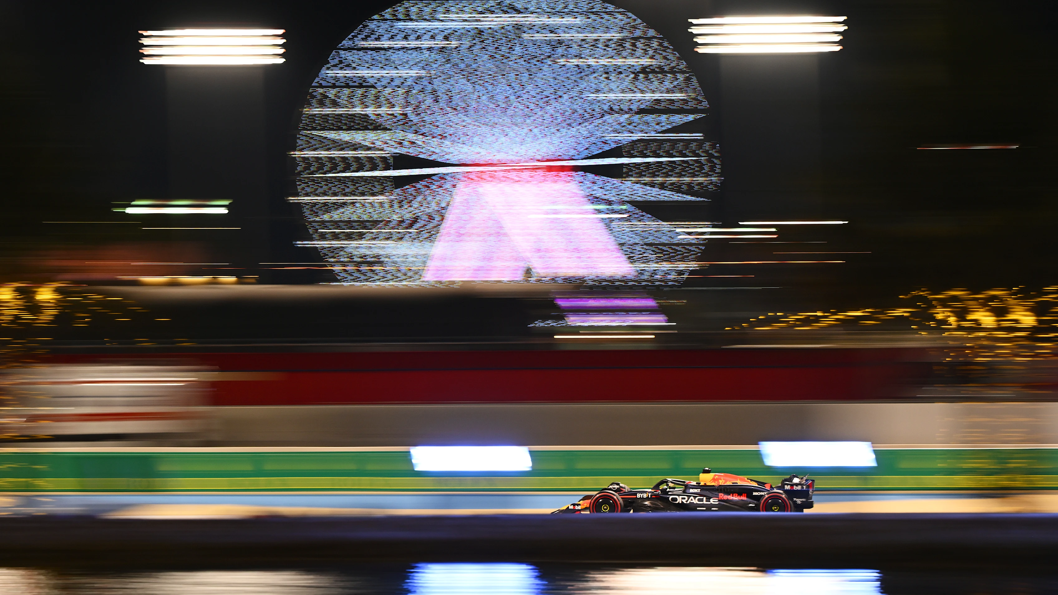 BAHRAIN, BAHRAIN - MARCH 01: Max Verstappen of the Netherlands driving the (1) Oracle Red Bull