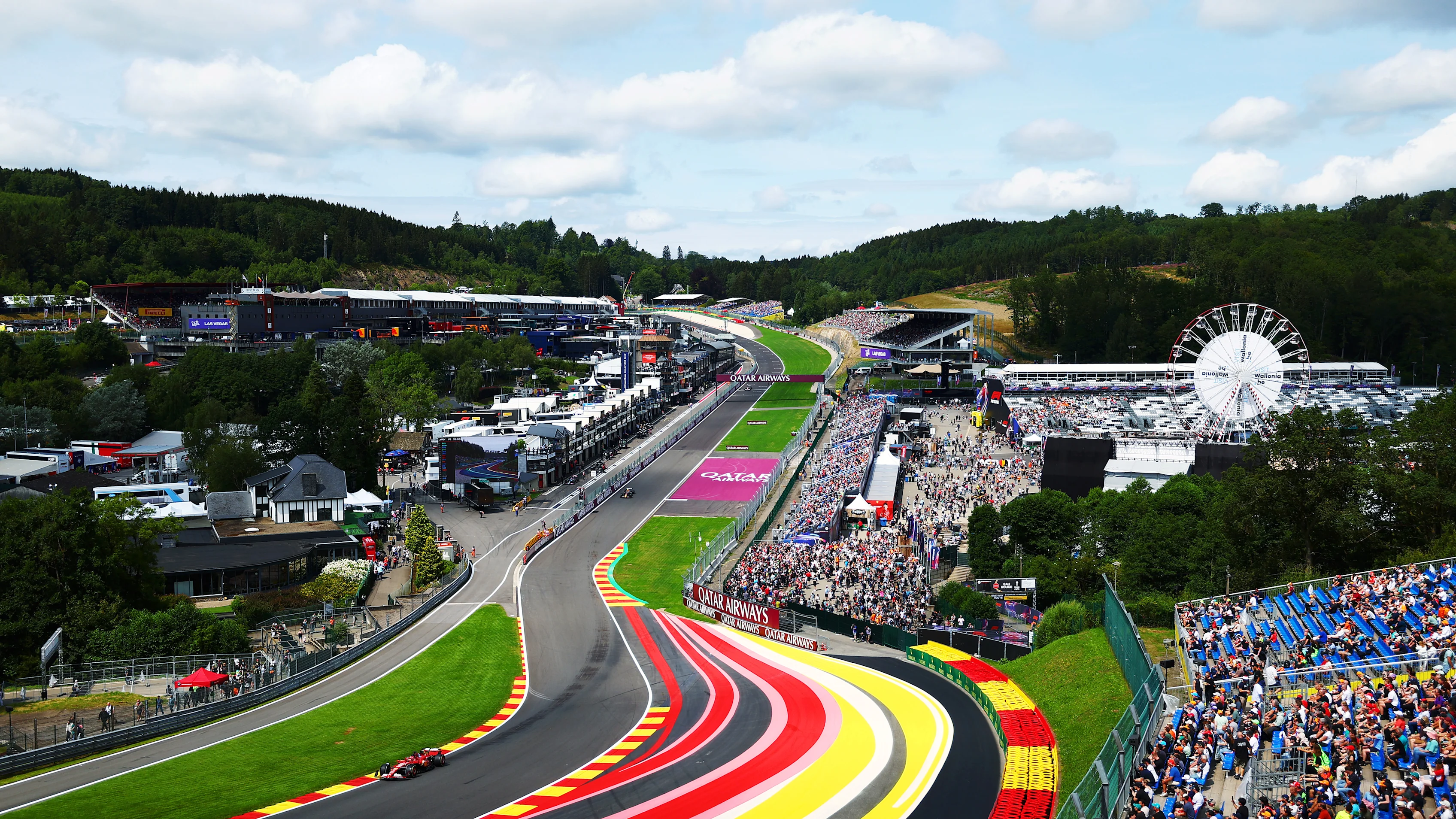 SPA, BELGIUM - JULY 26: Charles Leclerc of Monaco driving the (16) Ferrari SF-24 on track during