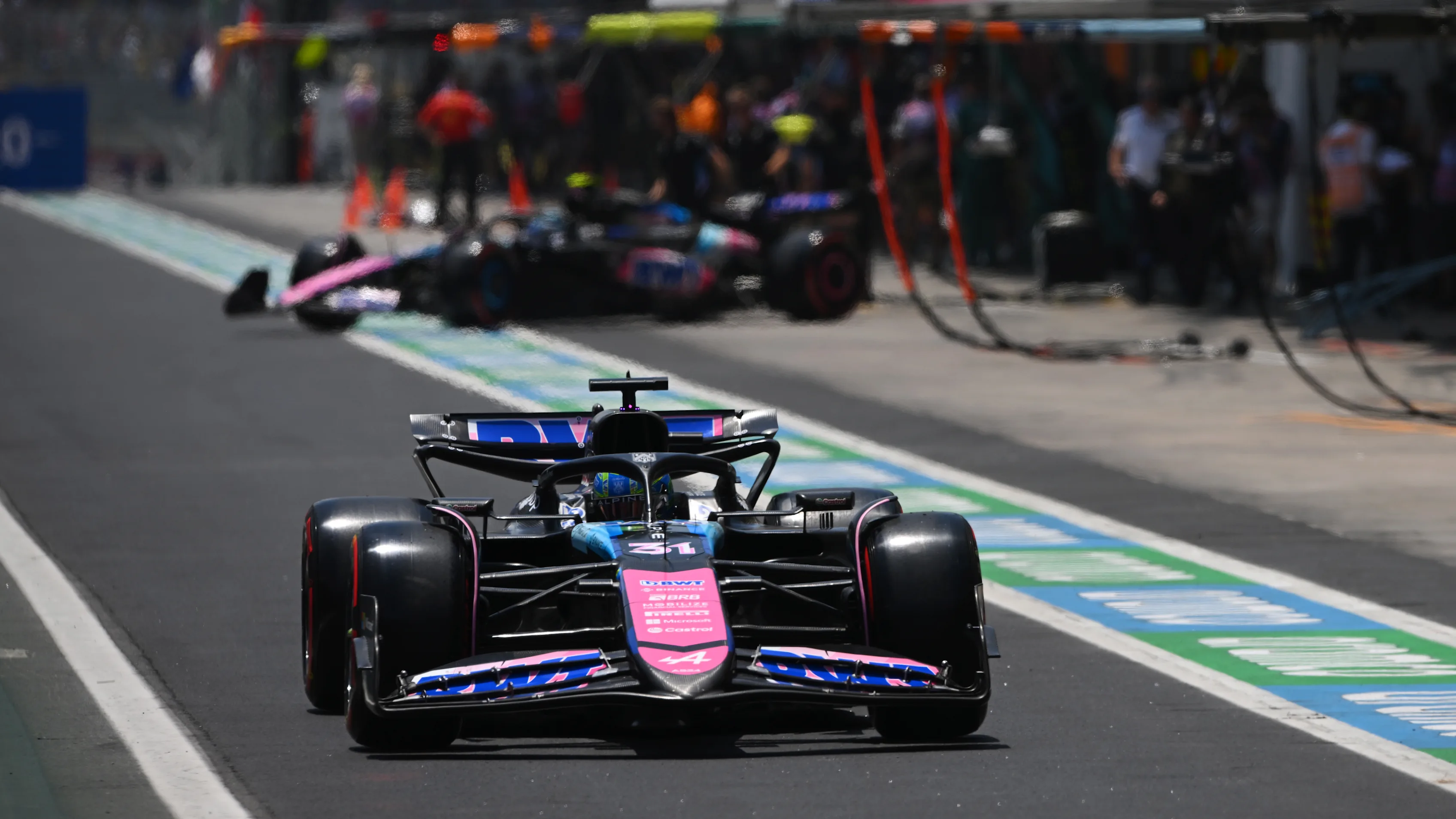 SAO PAULO, BRAZIL - NOVEMBER 01: Sergio Perez of Mexico driving the (11) Oracle Red Bull Racing