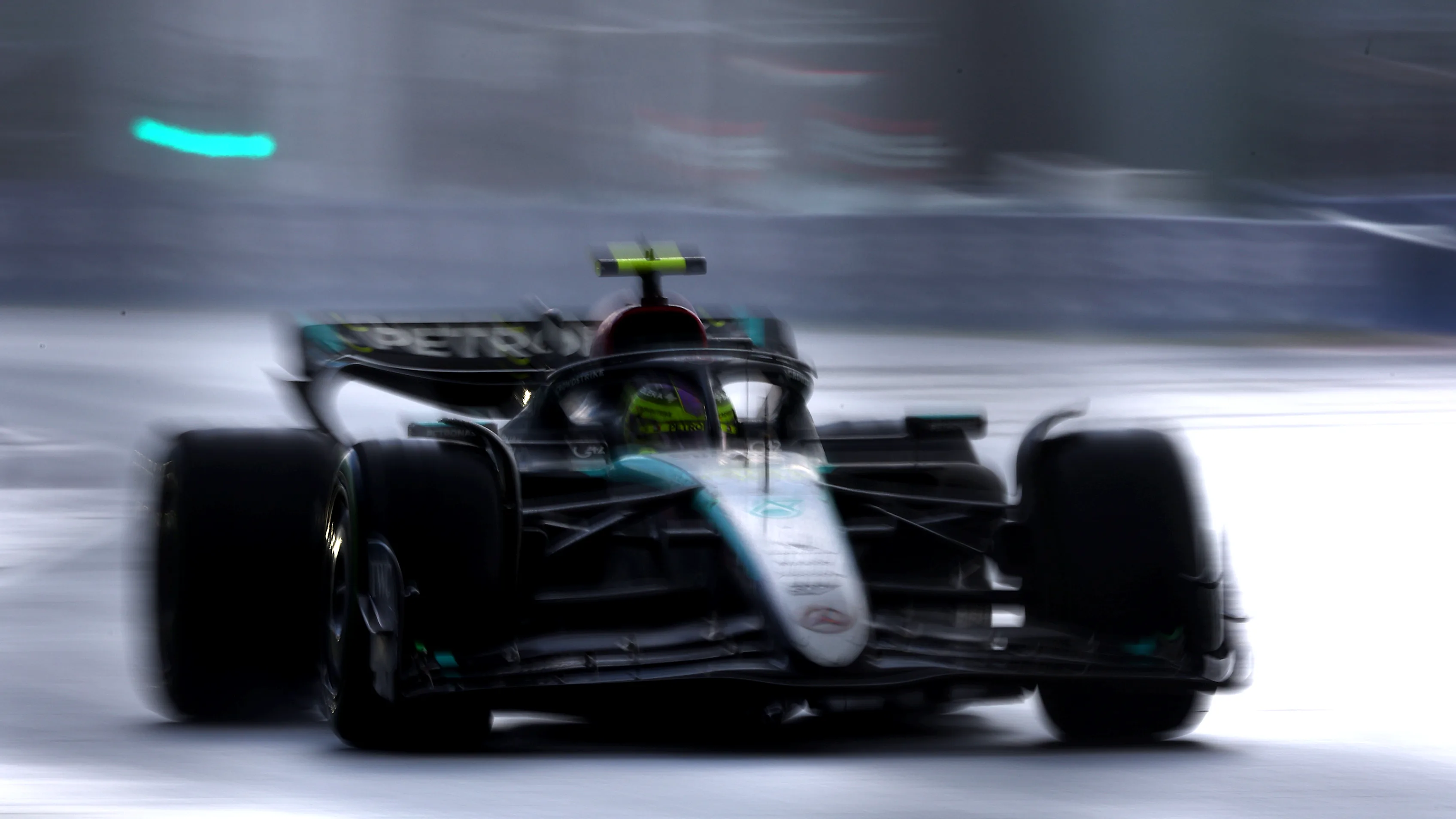 MONTREAL, QUEBEC - JUNE 09: Lewis Hamilton of Great Britain driving the (44) Mercedes AMG Petronas F1 Team W15 on track during the F1 Grand Prix of Canada at Circuit Gilles Villeneuve on June 09, 2024 in Montreal, Quebec. (Photo by Jared C. Tilton - Formula 1/Formula 1 via Getty Images)