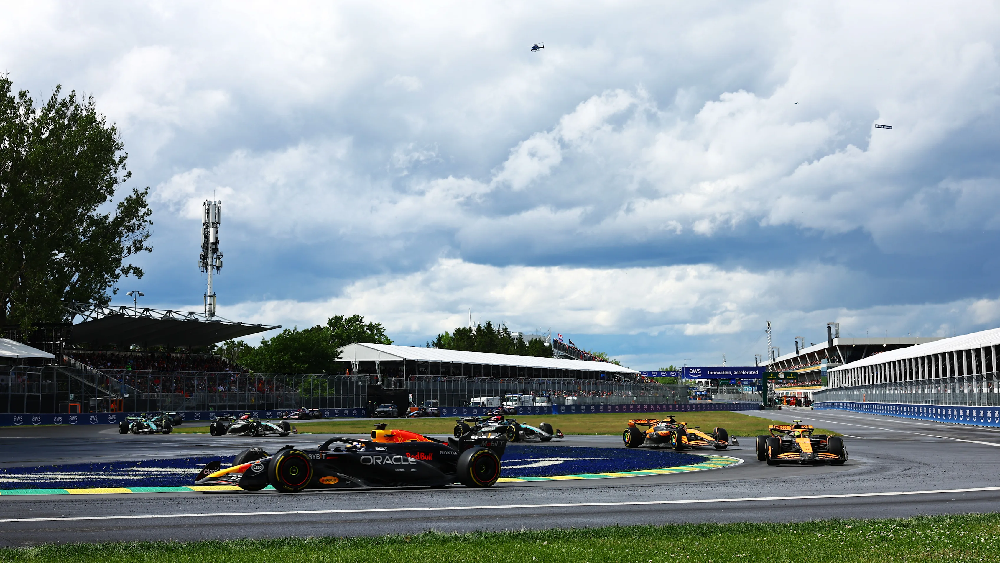 MONTREAL, QUEBEC - JUNE 09: Max Verstappen of the Netherlands driving the (1) Oracle Red Bull