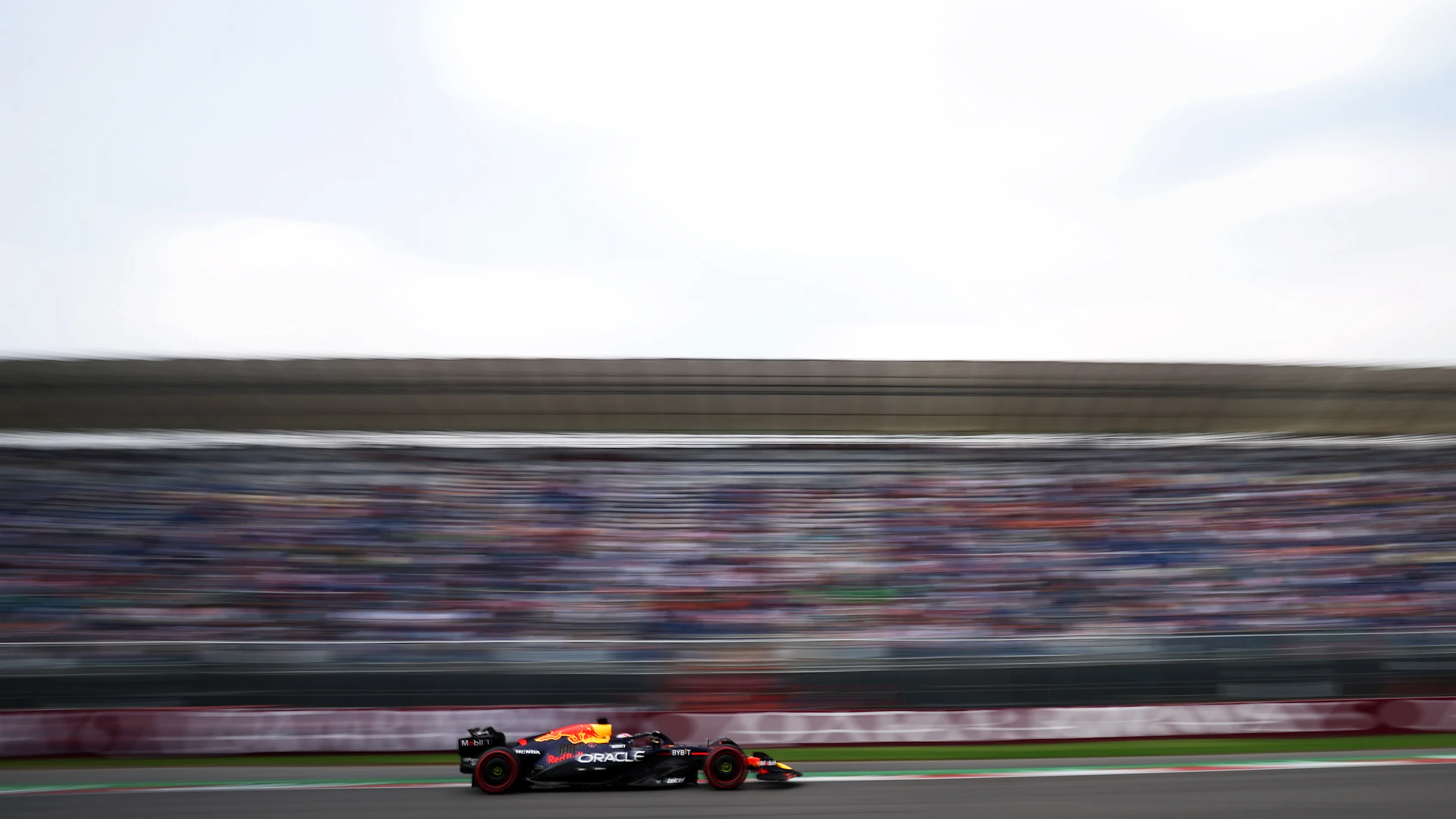 MEXICO CITY, MEXICO - OCTOBER 26: Max Verstappen of the Netherlands driving the (1) Oracle Red Bull