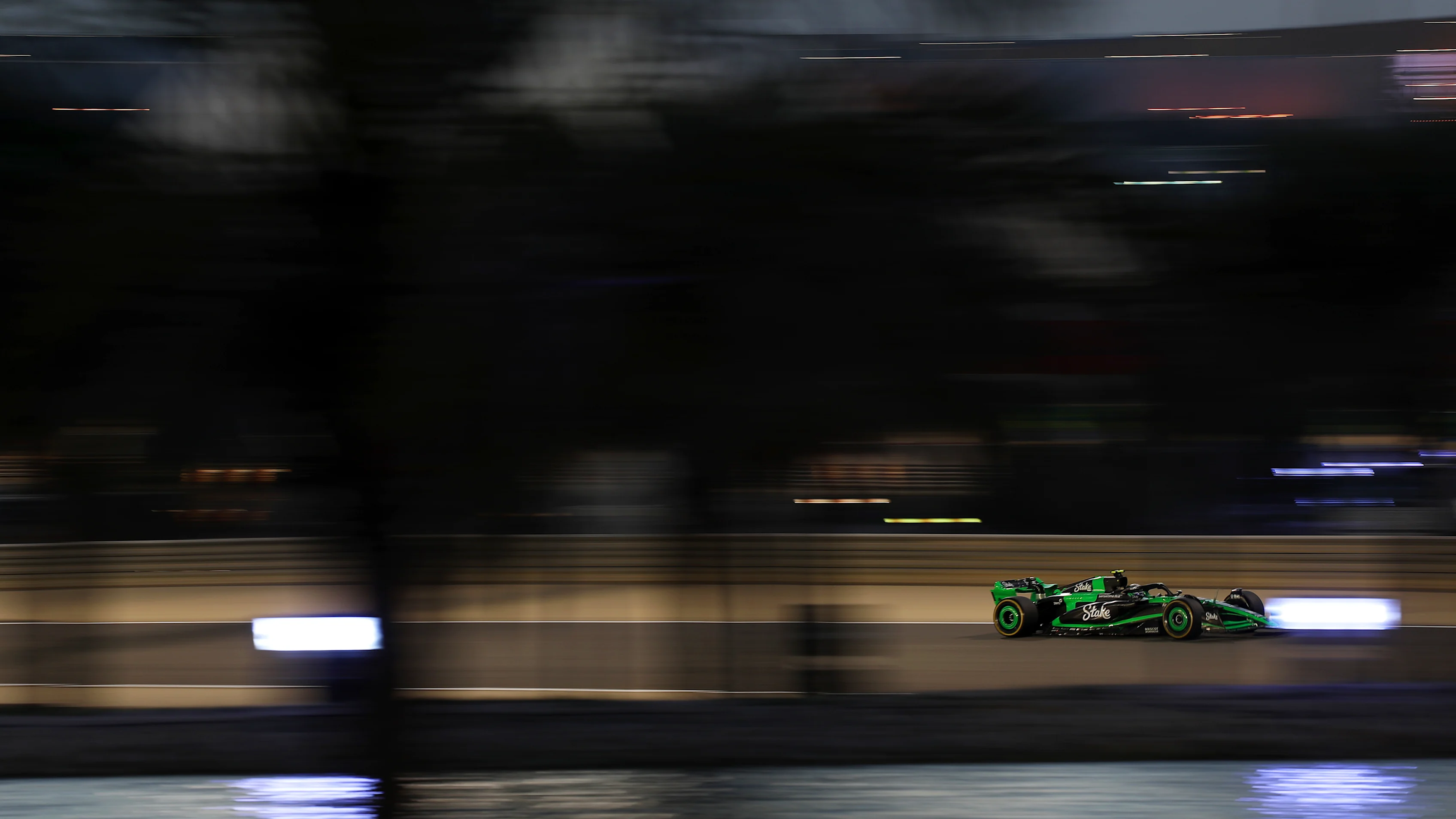 BAHRAIN, BAHRAIN - FEBRUARY 21: Zhou Guanyu of China driving the (24) Kick Sauber C44 Ferrari on
