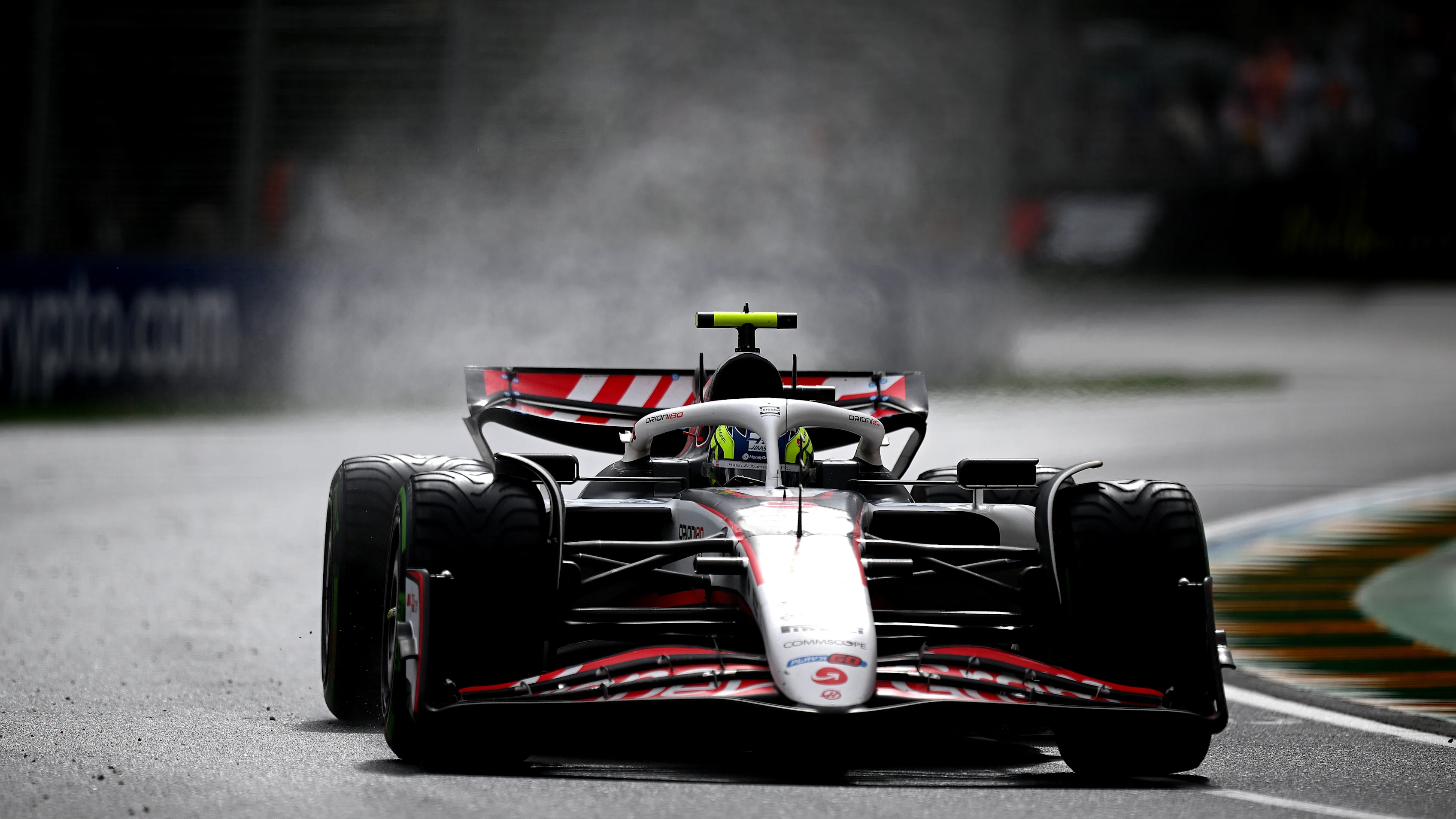 MELBOURNE, AUSTRALIA - MARCH 16: Oliver Bearman of Great Britain driving the (87) Haas F1 VF-25