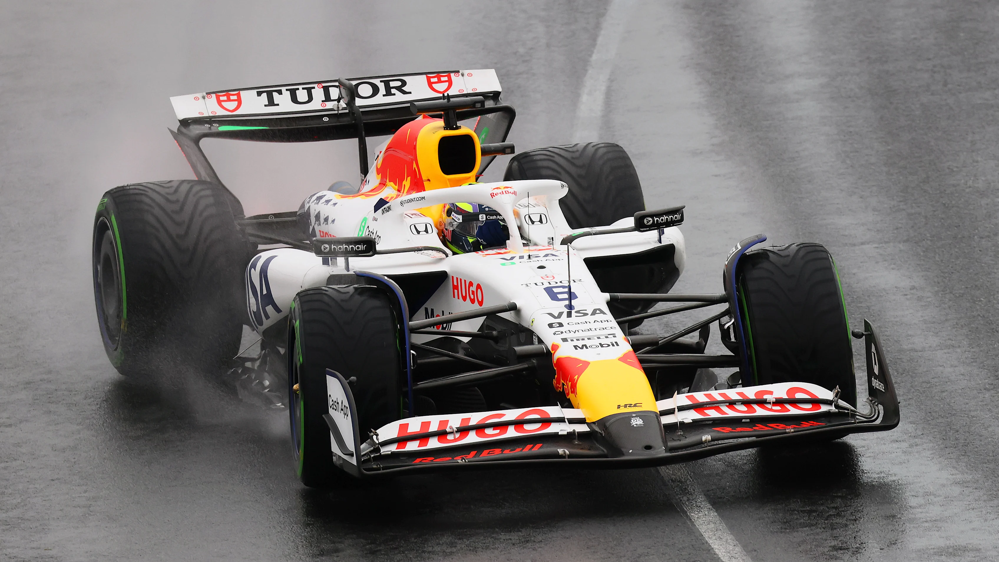 MELBOURNE, AUSTRALIA - MARCH 16: Isack Hadjar of France driving the (6) Visa Cash App Racing Bulls
