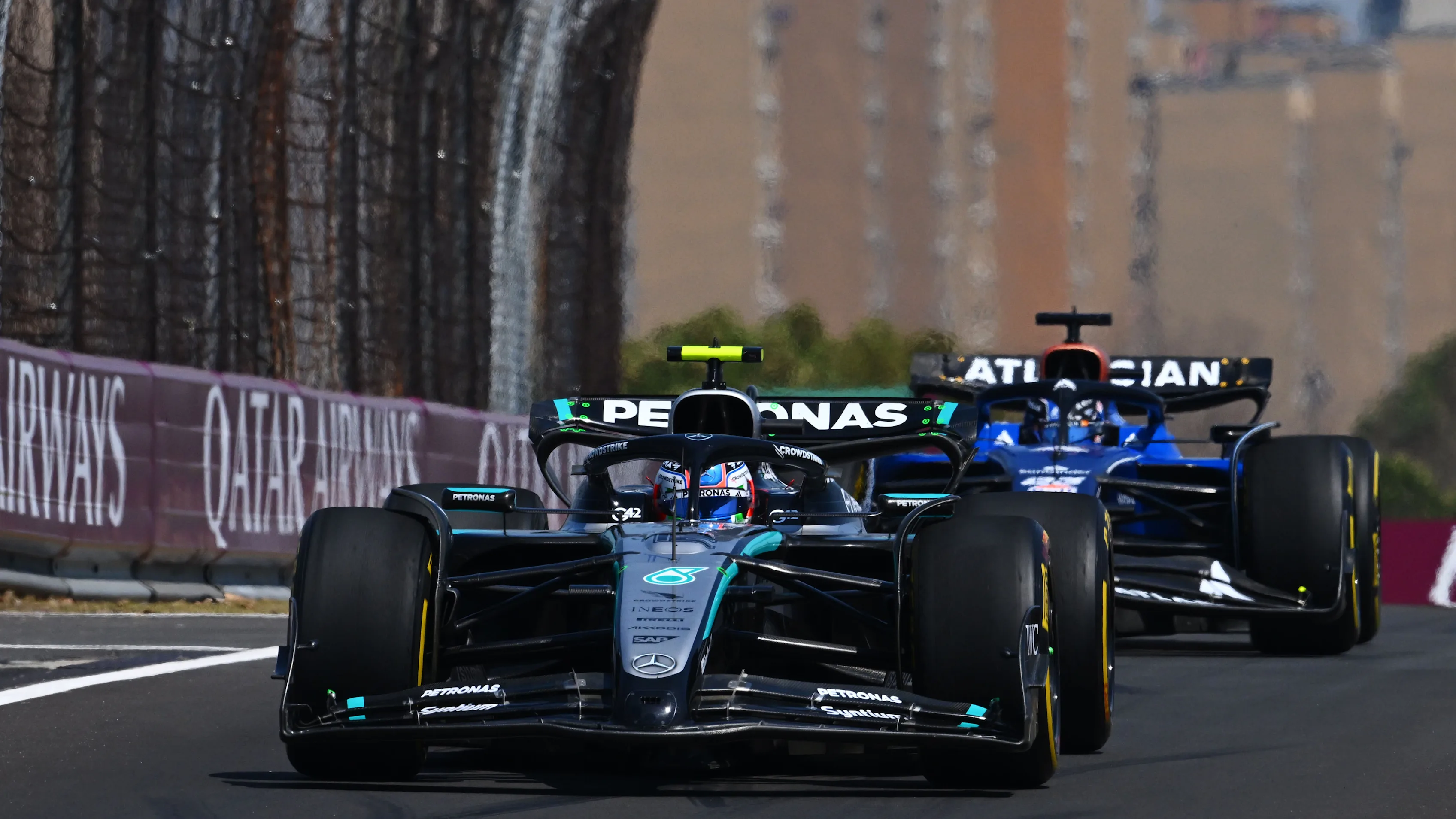 SHANGHAI, CHINA - MARCH 21: Andrea Kimi Antonelli of Italy driving the (12) Mercedes AMG Petronas