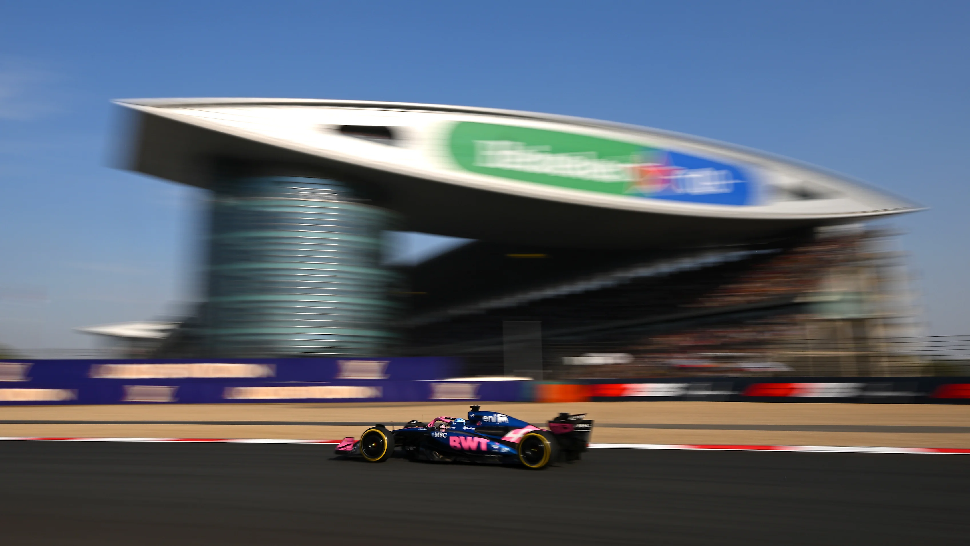 SHANGHAI, CHINA - MARCH 21: Pierre Gasly of France driving the (10) Alpine F1 A525 Renault on track