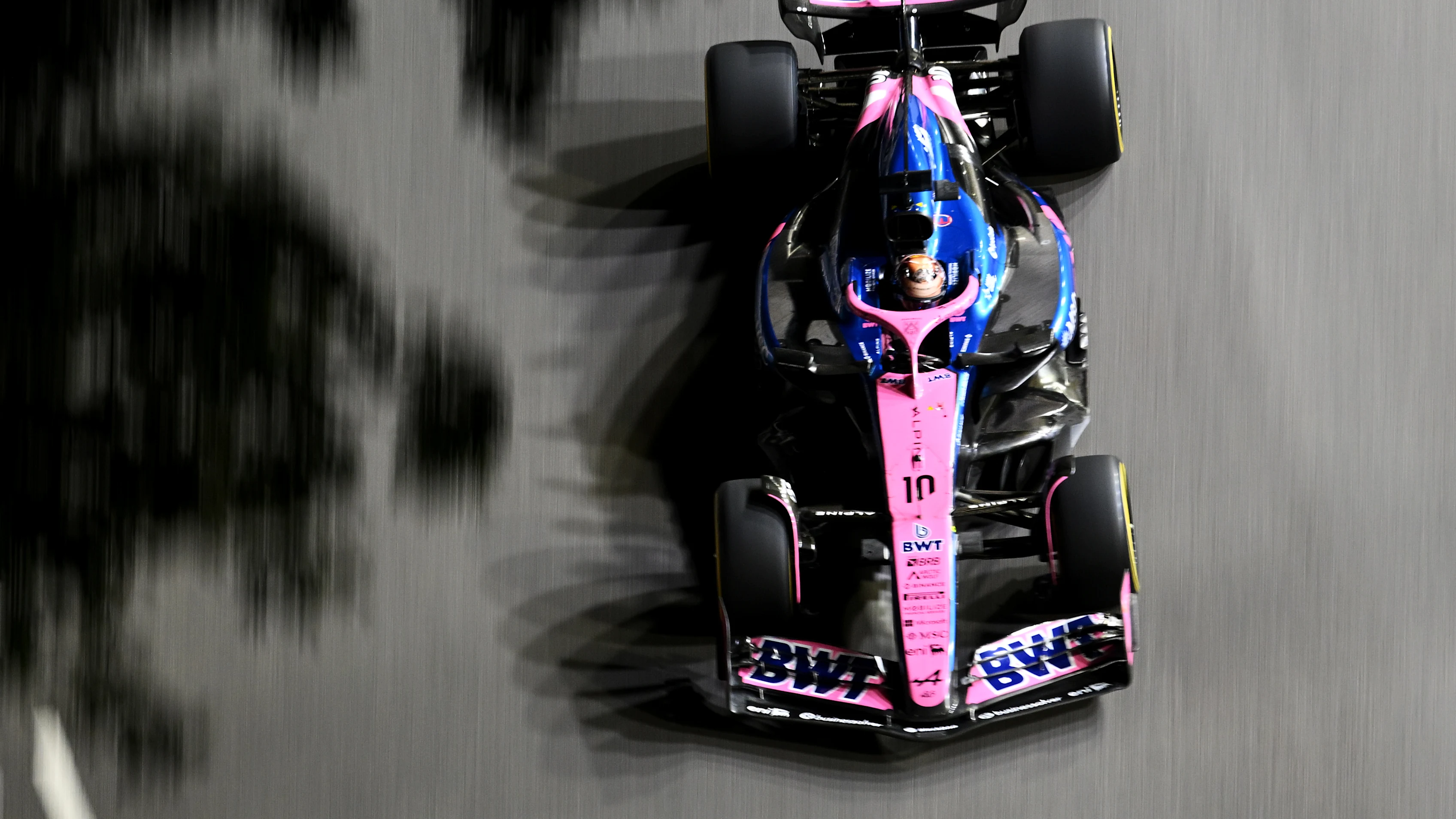SINGAPORE, SINGAPORE - OCTOBER 03: Pierre Gasly of France driving the (10) Alpine F1 A525 Renault on track during practice ahead of the F1 Grand Prix of Singapore at Marina Bay Street Circuit on October 03, 2025 in Singapore, Singapore. (Photo by Clive Mason/Getty Images)