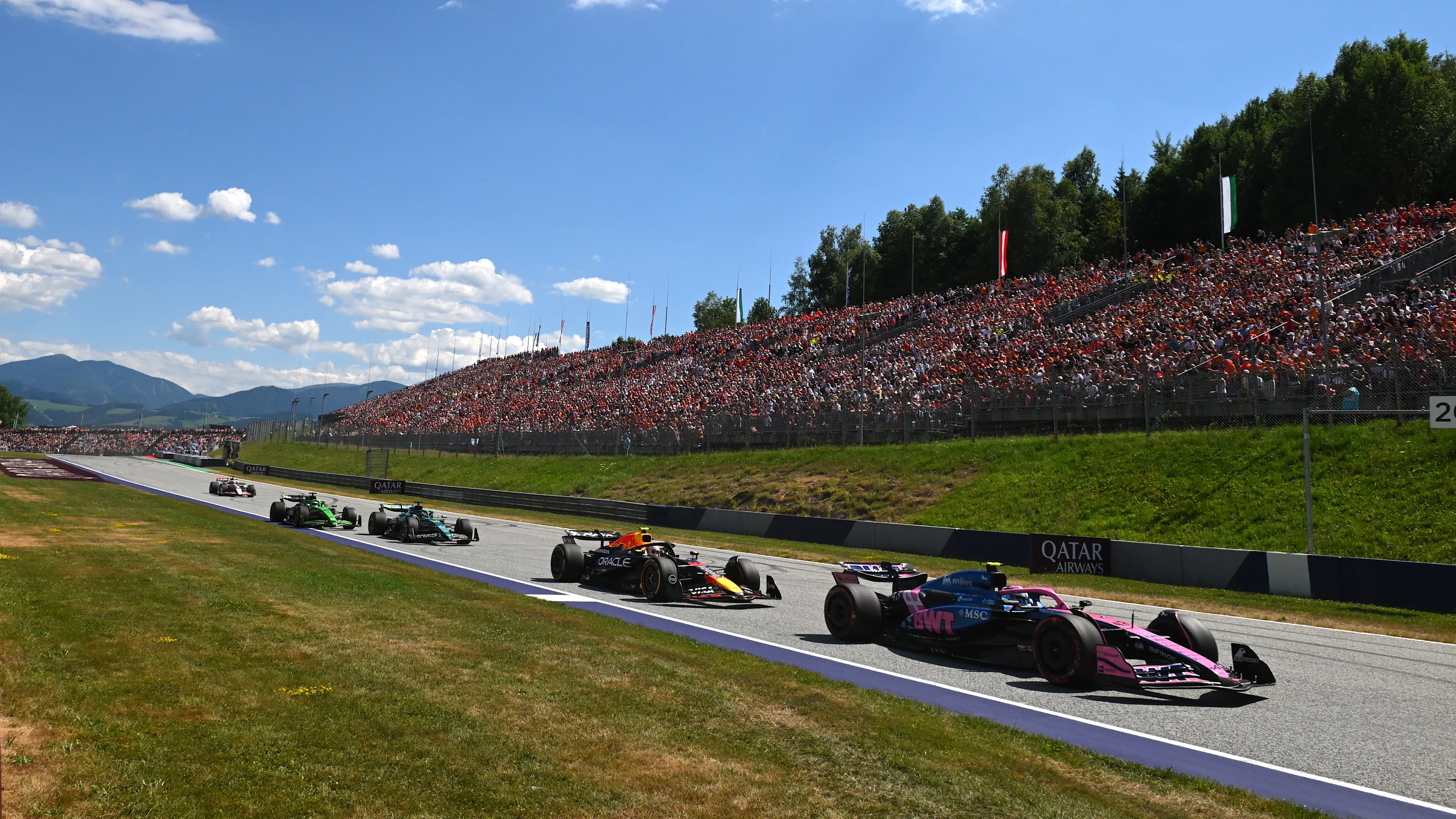 SPIELBERG, AUSTRIA - JUNE 29: Franco Colapinto of Argentina driving the (43) Alpine F1 A525 Renault