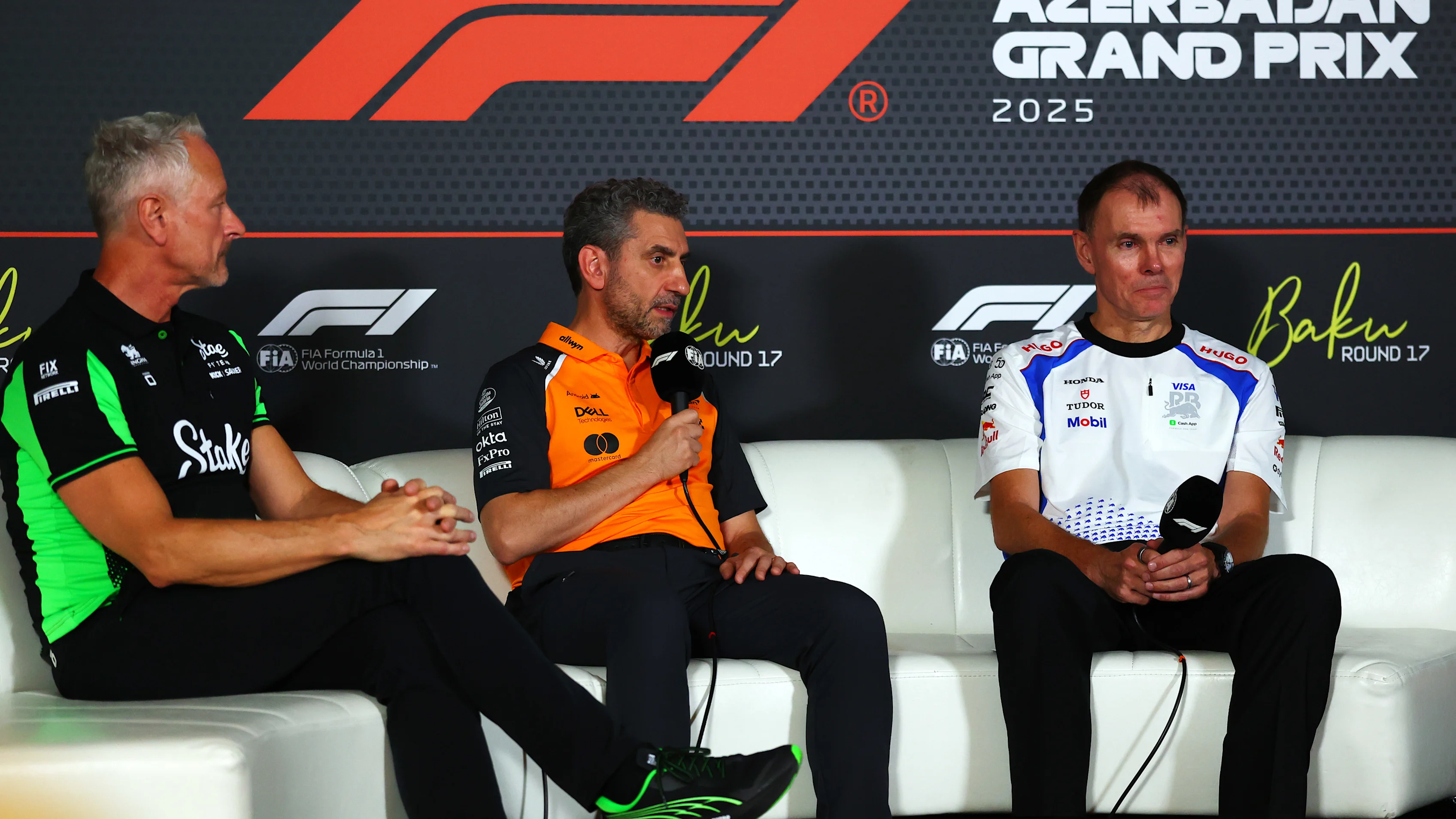 BAKU, AZERBAIJAN - SEPTEMBER 19: Jonathan Wheatley, Team Principal of Stake F1 Team Kick Sauber