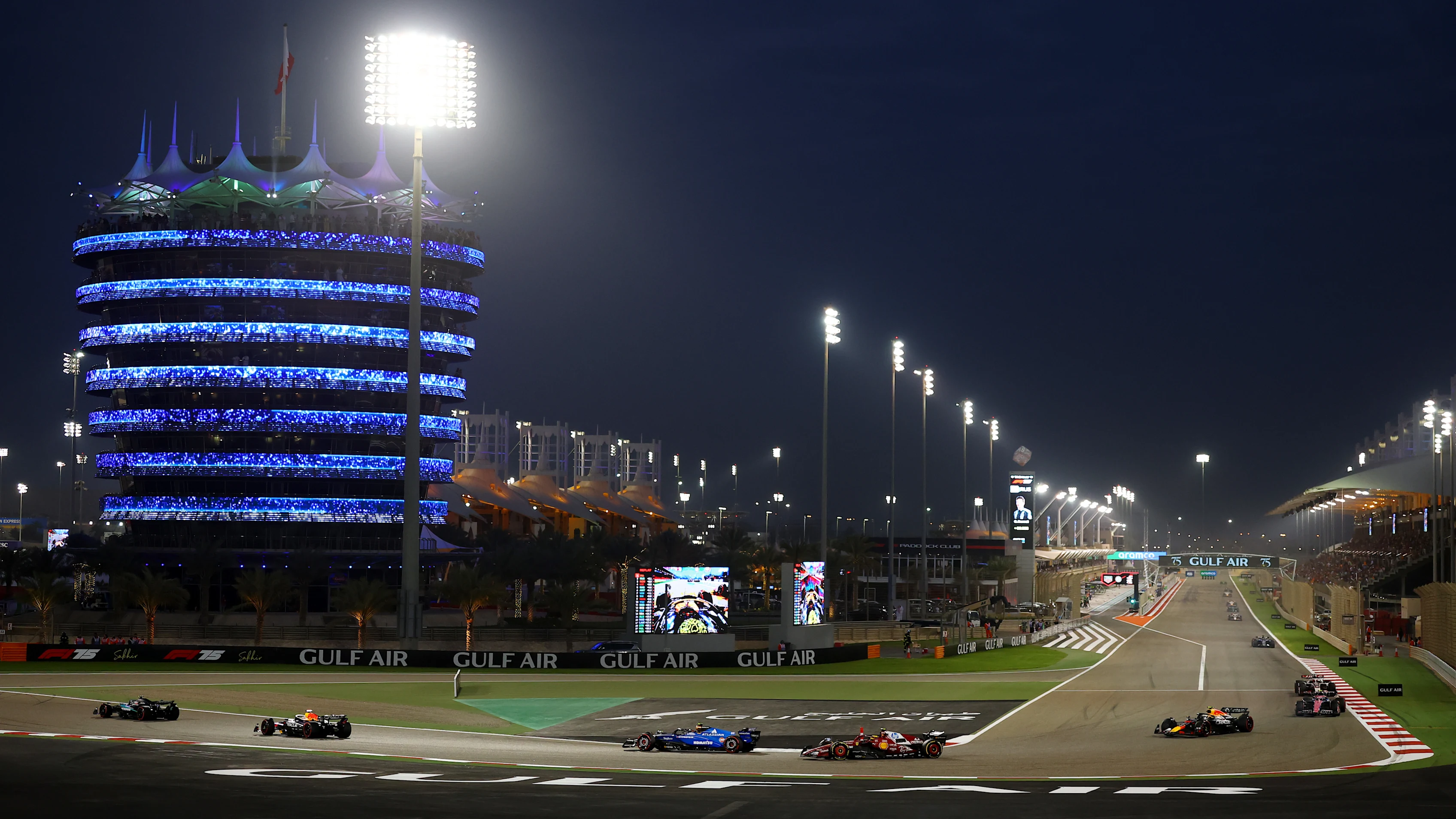 BAHRAIN, BAHRAIN - APRIL 13: Andrea Kimi Antonelli of Italy driving the (12) Mercedes AMG Petronas