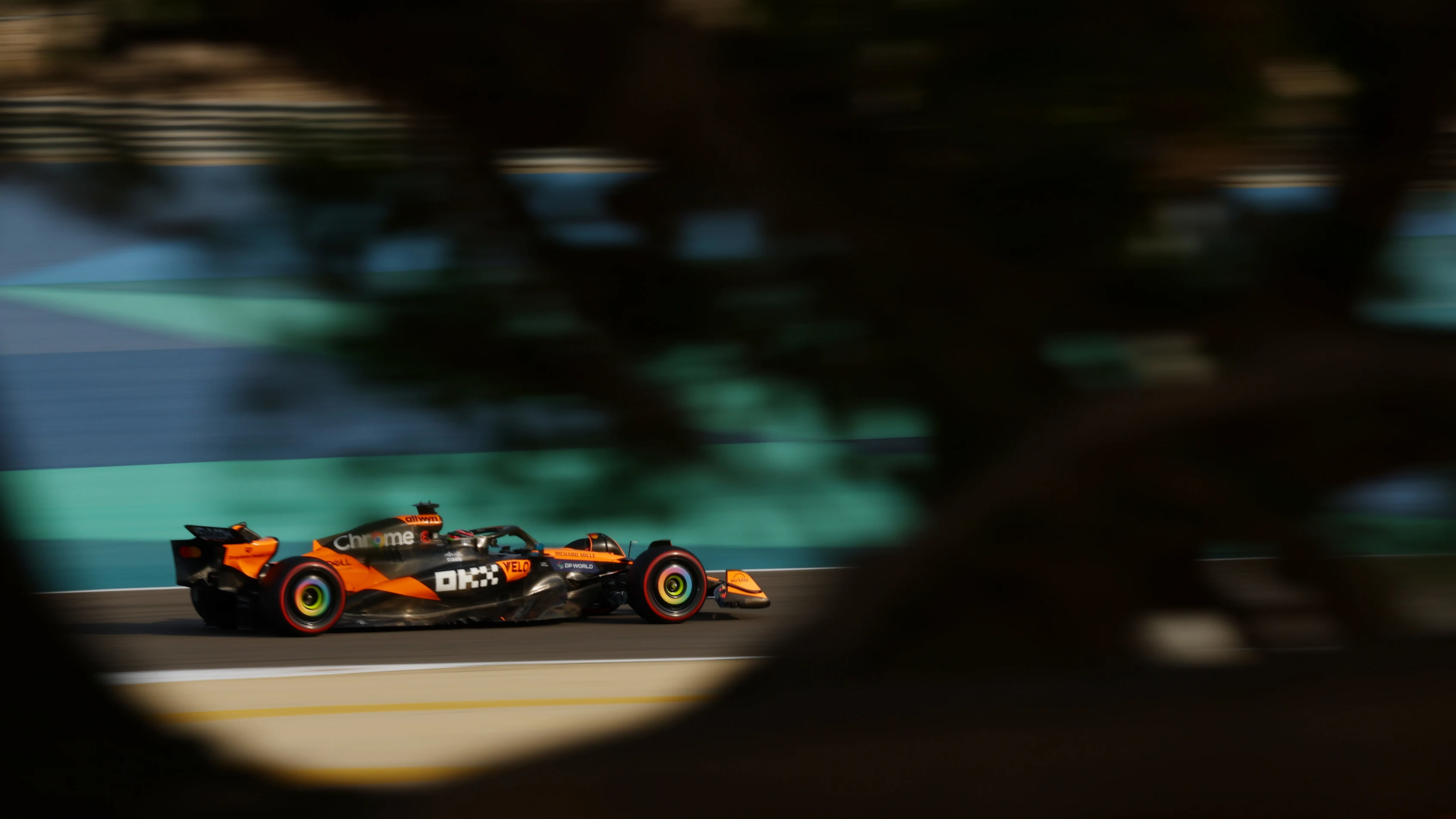 BAHRAIN, BAHRAIN - APRIL 12: Oscar Piastri of Australia driving the (81) McLaren MCL39 Mercedes on