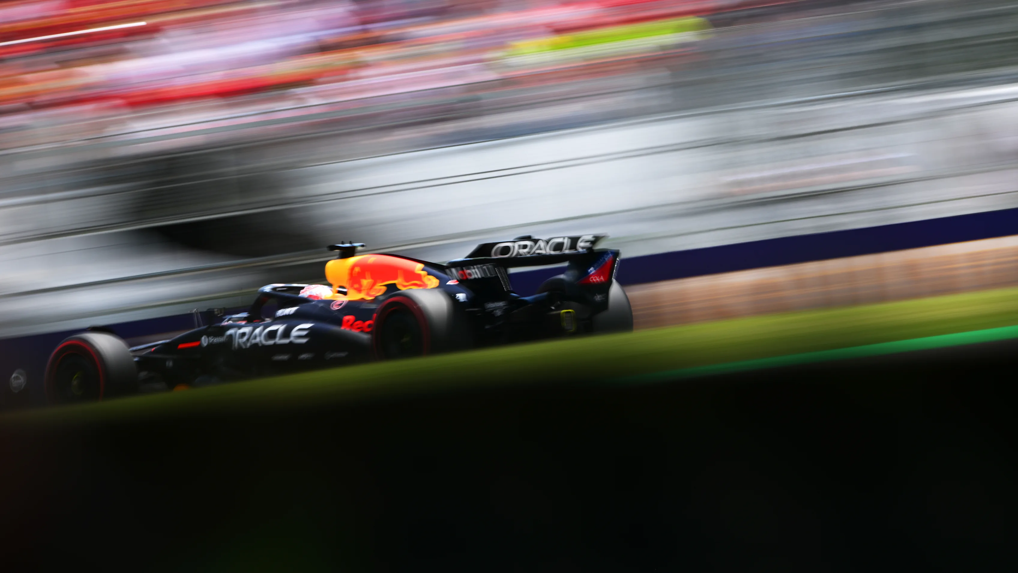 IMOLA, ITALY - MAY 17: Max Verstappen of the Netherlands driving the (1) Oracle Red Bull Racing