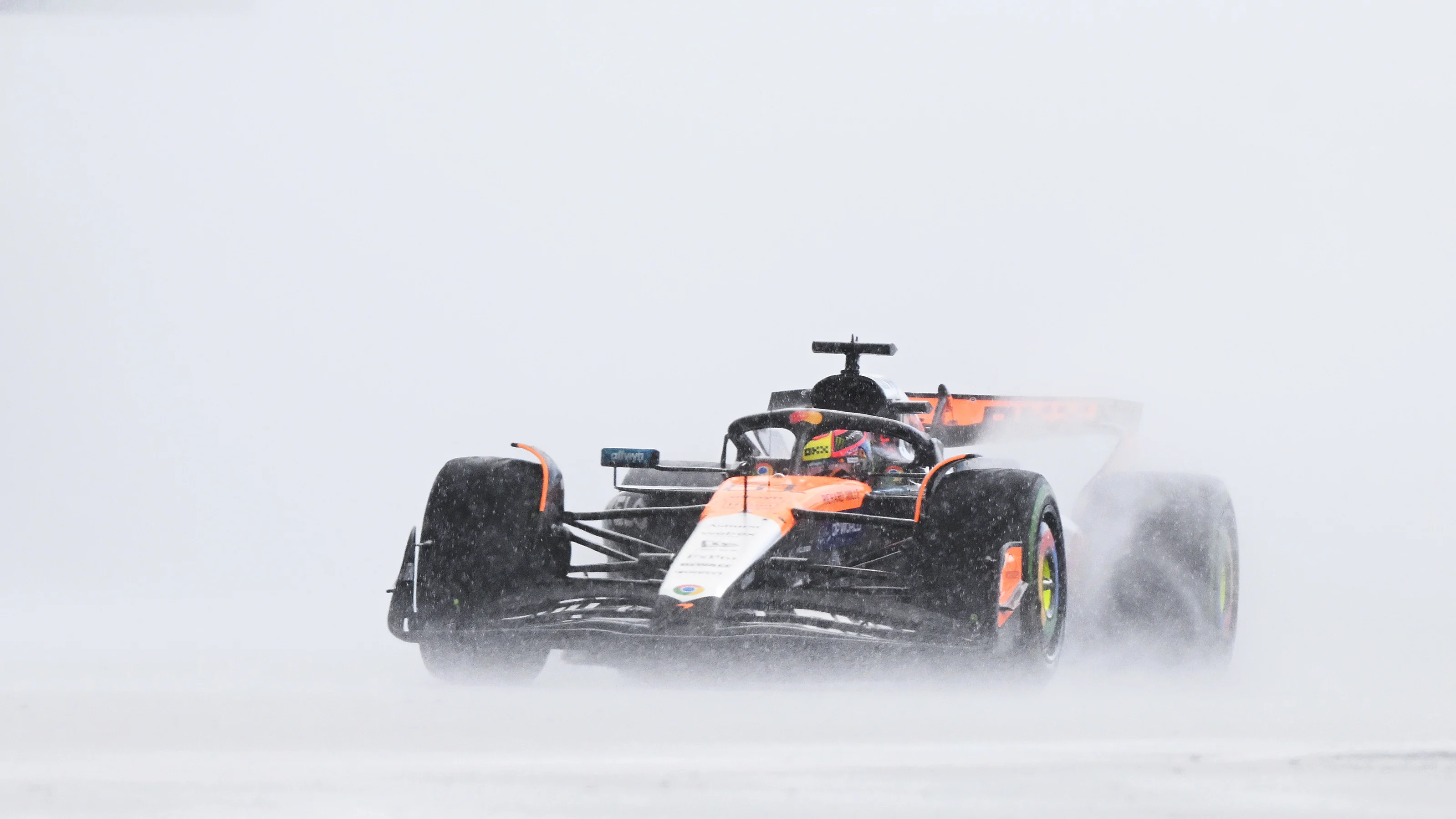 NORTHAMPTON, ENGLAND - JULY 06: Oscar Piastri of Australia driving the (81) McLaren MCL39 Mercedes