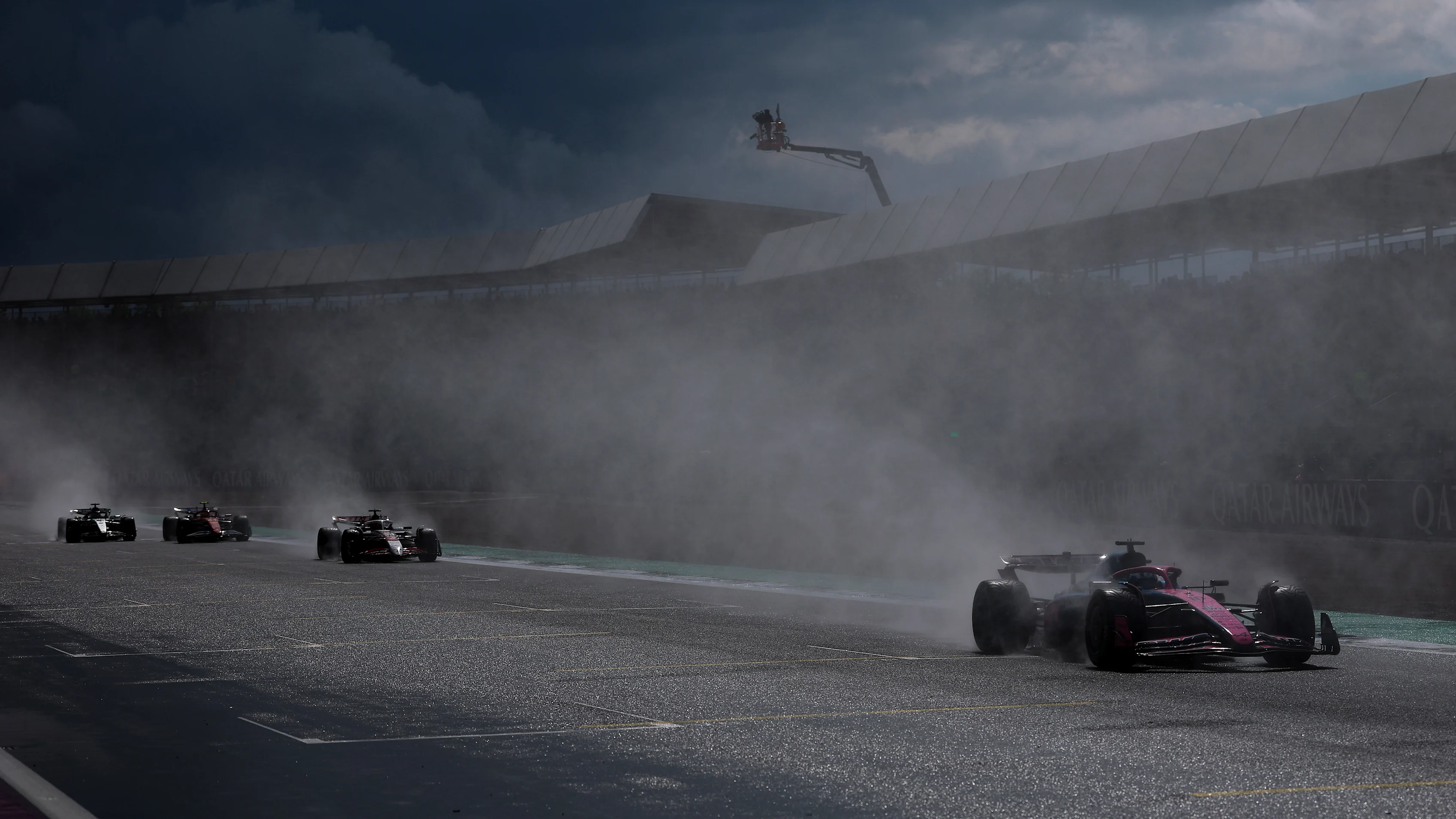 NORTHAMPTON, ENGLAND - JULY 06: Pierre Gasly of France driving the (10) Alpine F1 A525 Renault on