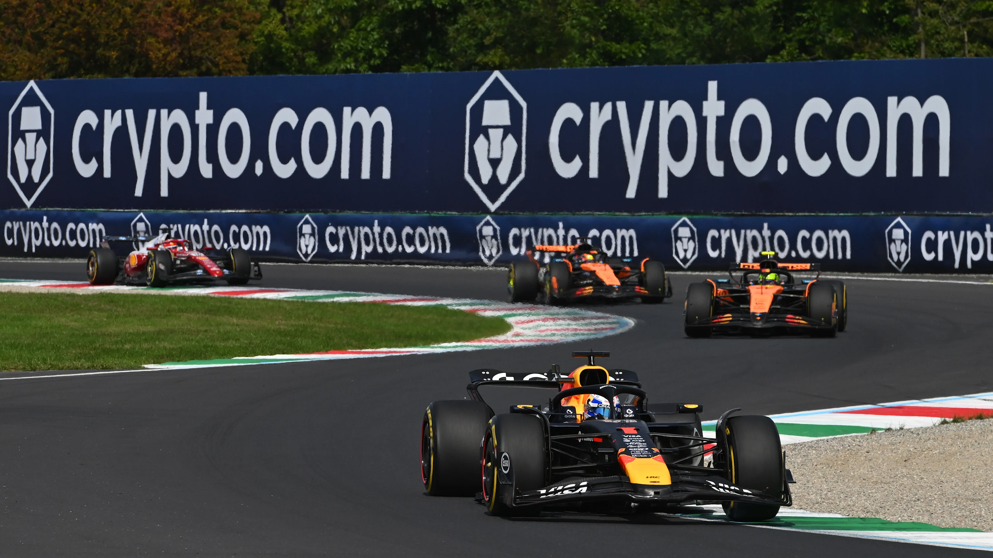 MONZA, ITALY - SEPTEMBER 07: Max Verstappen of the Netherlands driving the (1) Oracle Red Bull