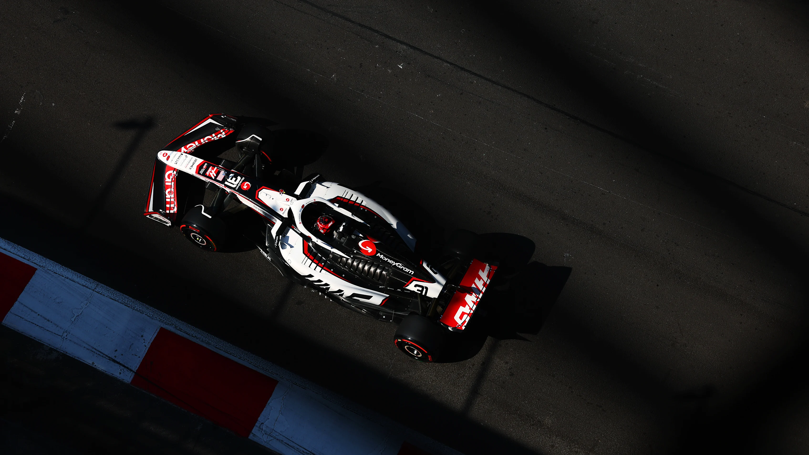 MEXICO CITY, MEXICO - OCTOBER 25: Esteban Ocon of France driving the (31) Haas F1 VF-25 Ferrari on track during qualifying ahead of the F1 Grand Prix of Mexico at Autodromo Hermanos Rodriguez on October 25, 2025 in Mexico City, Mexico. (Photo by Clive Rose/Getty Images)