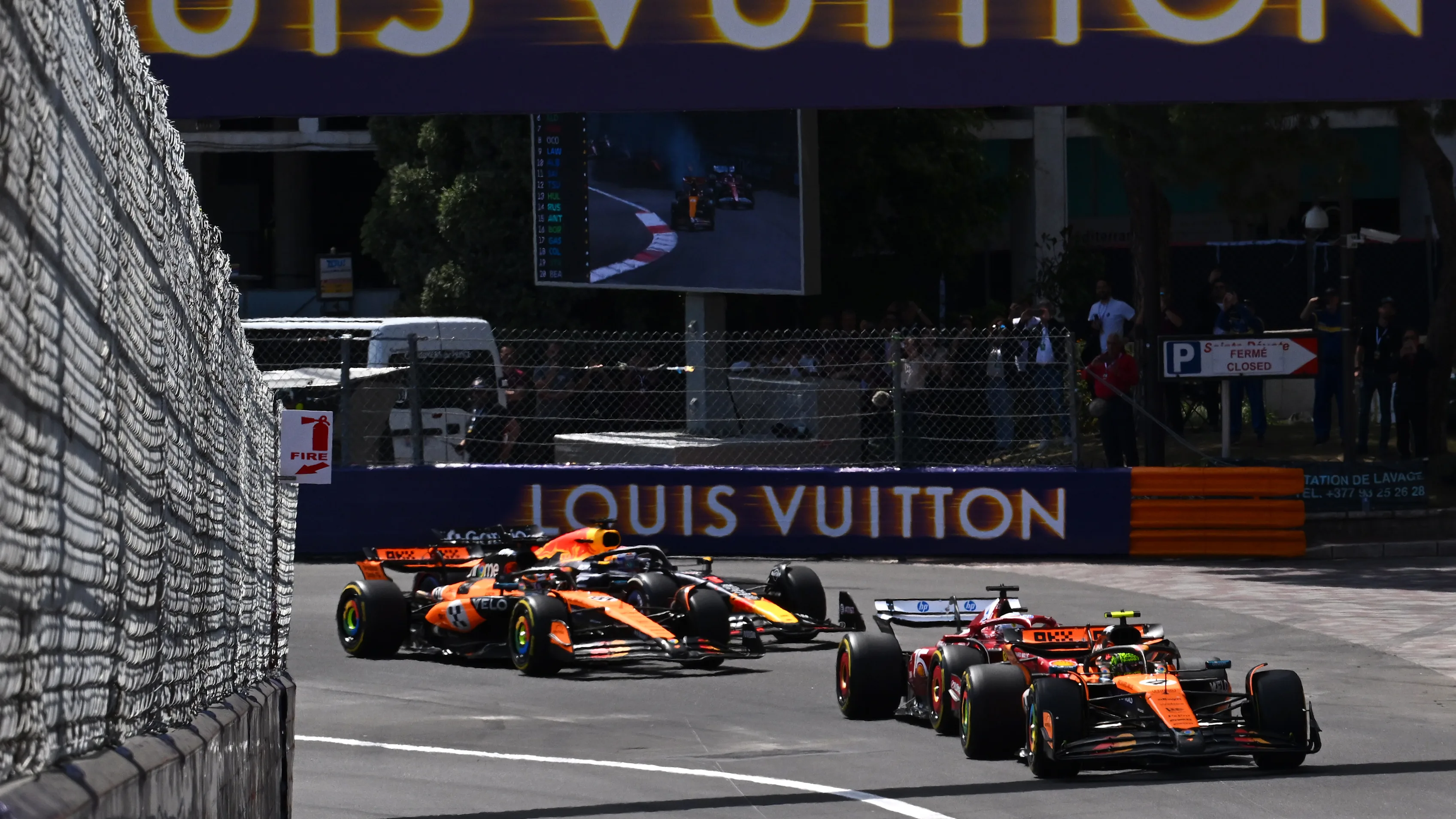 MONTE-CARLO, MONACO - MAY 25: Lando Norris of Great Britain driving the (4) McLaren MCL39 Mercedes
