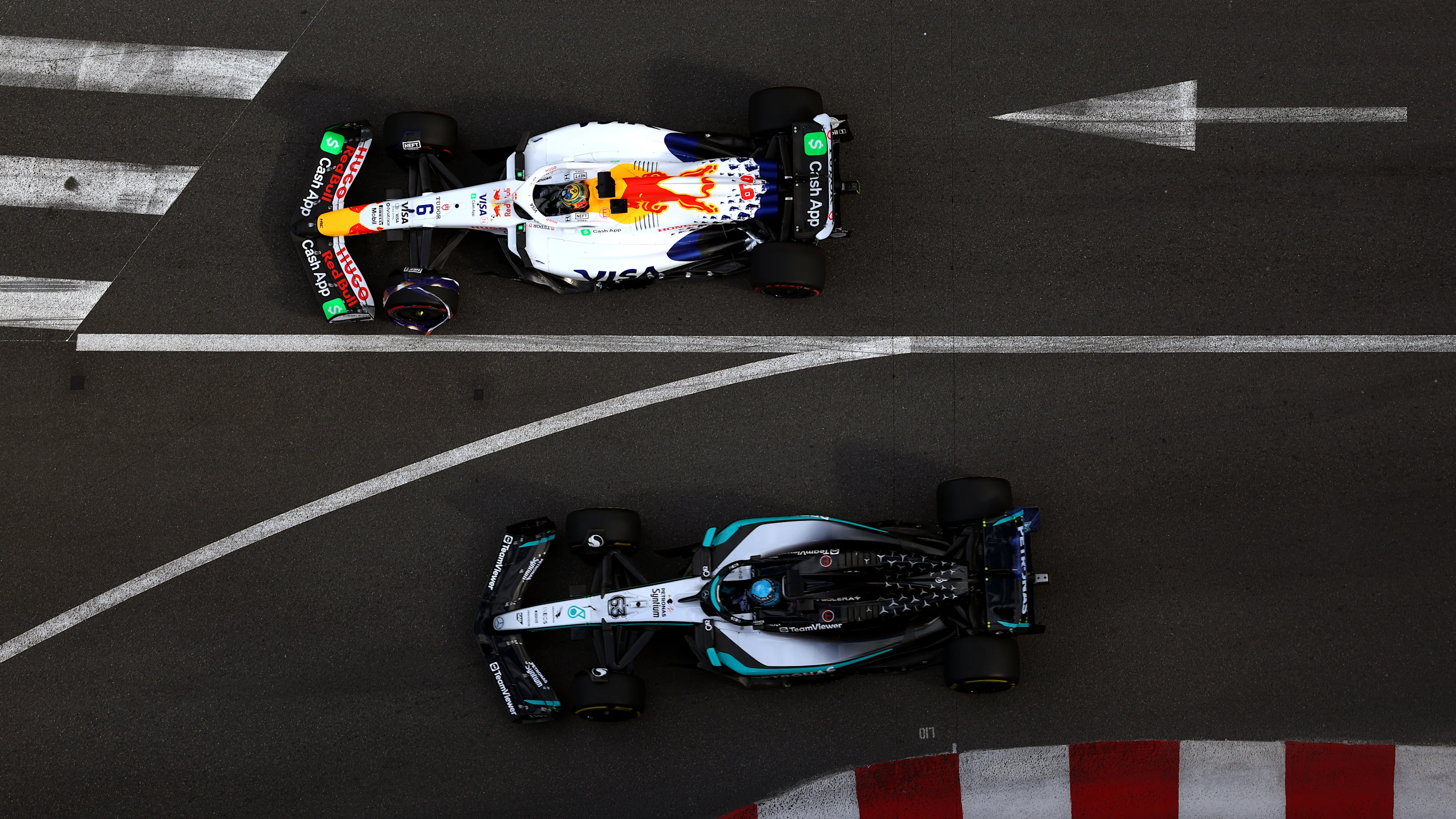 MONTE-CARLO, MONACO - MAY 23: Isack Hadjar of France driving the (6) Visa Cash App Racing Bulls